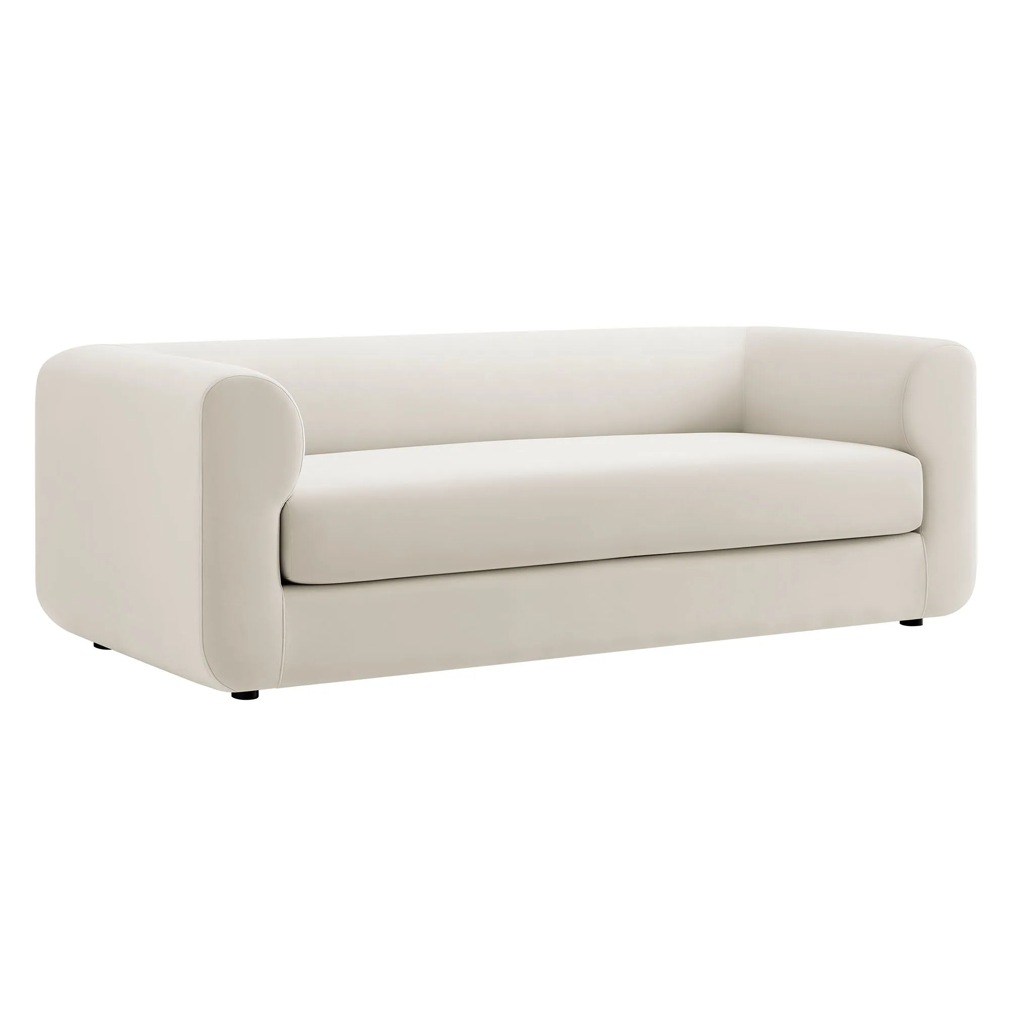 Leif 89" Performance Velvet Upholstered Sofa by Modway