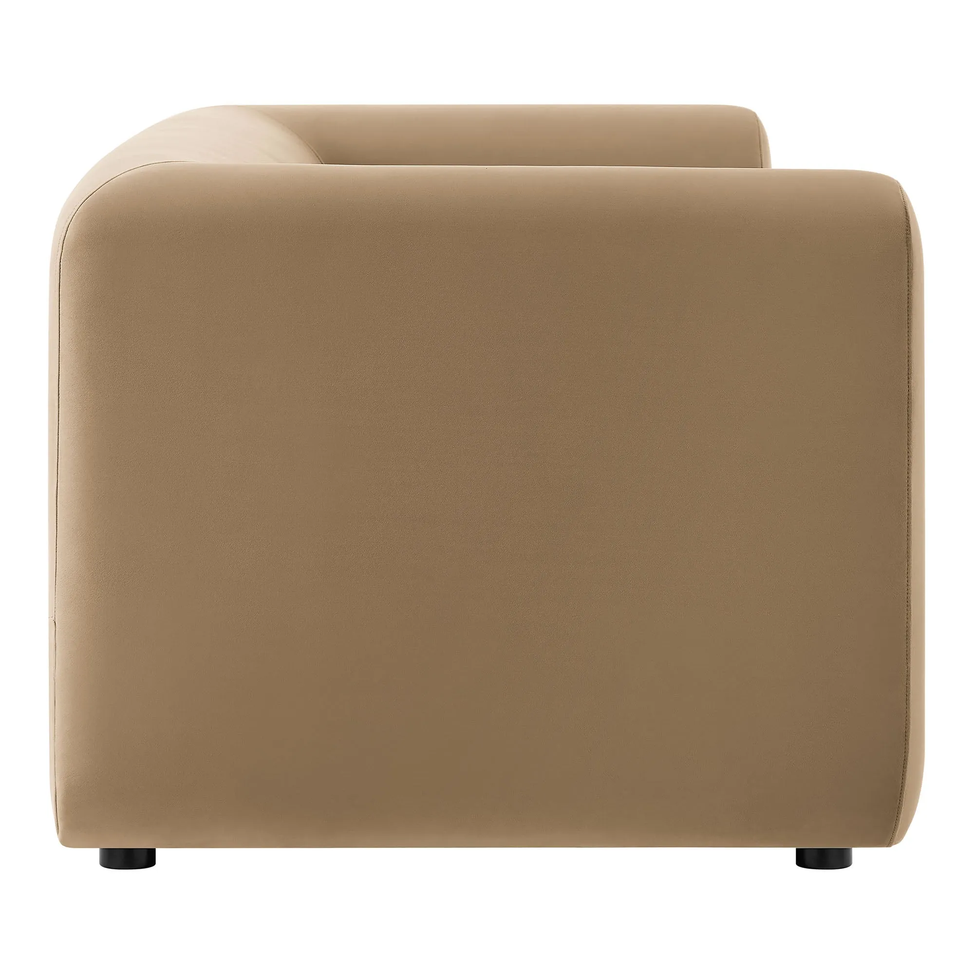 Leif 89" Performance Velvet Upholstered Sofa by Modway