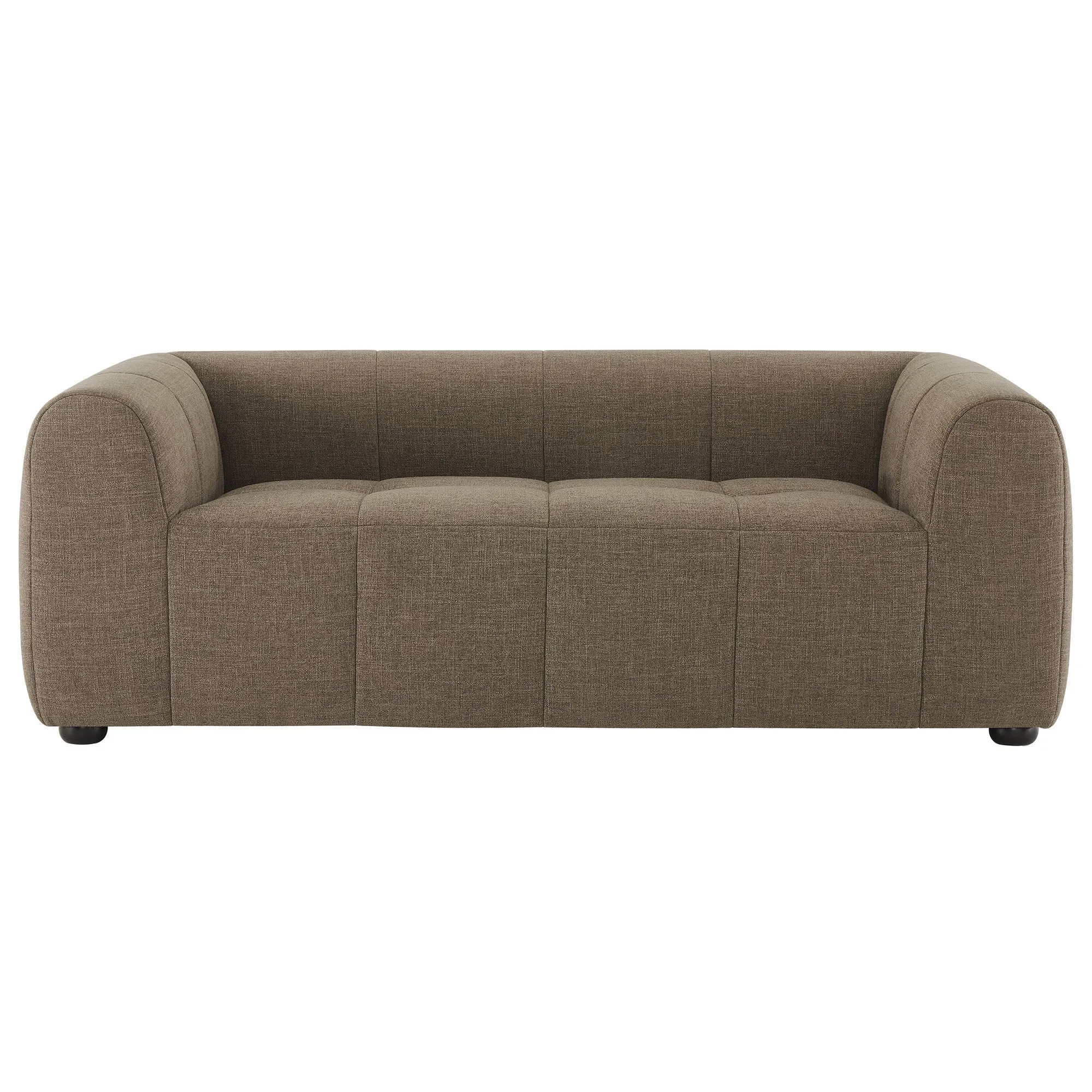 Liana   Upholstered Fabric Loveseat