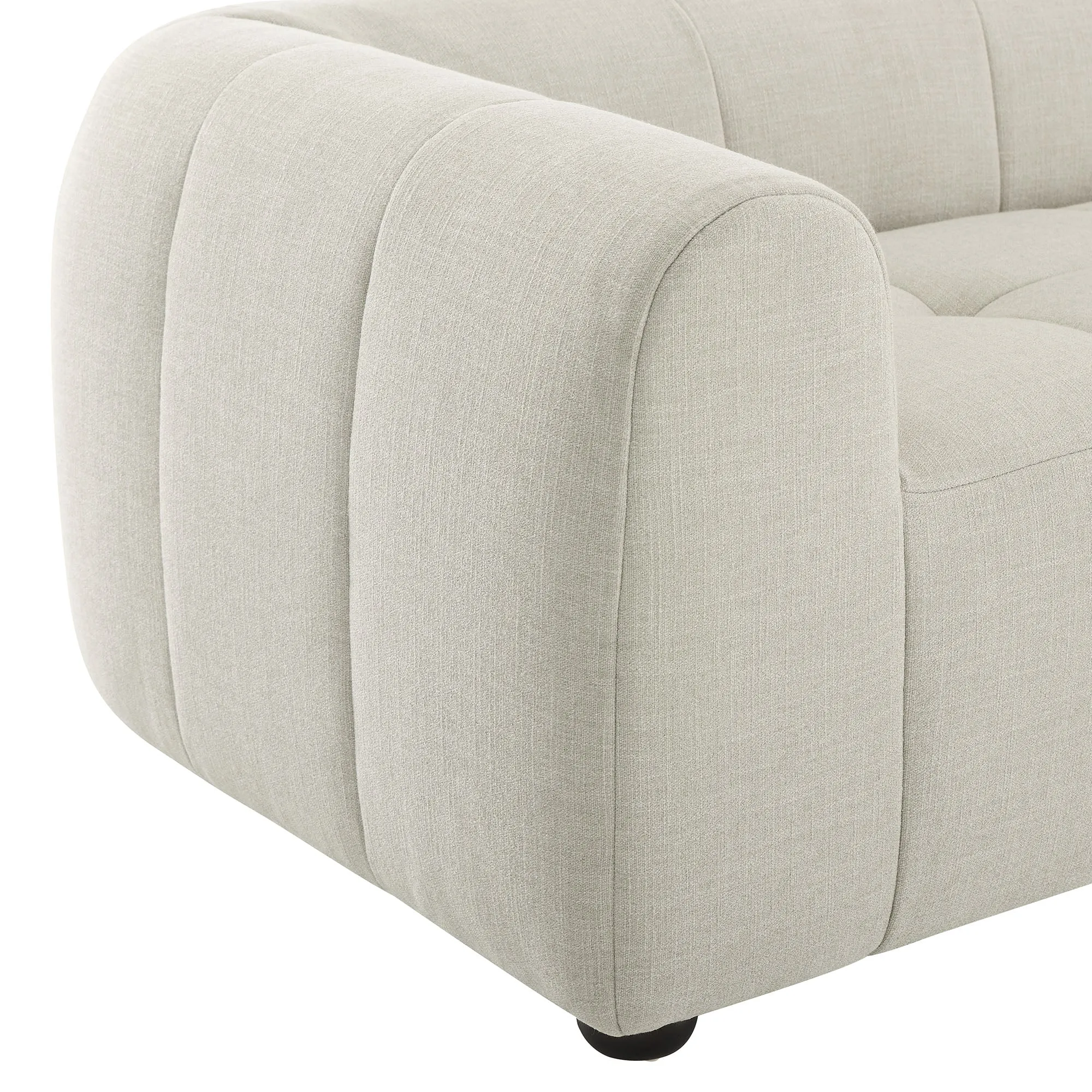 Liana   Upholstered Fabric Sofa