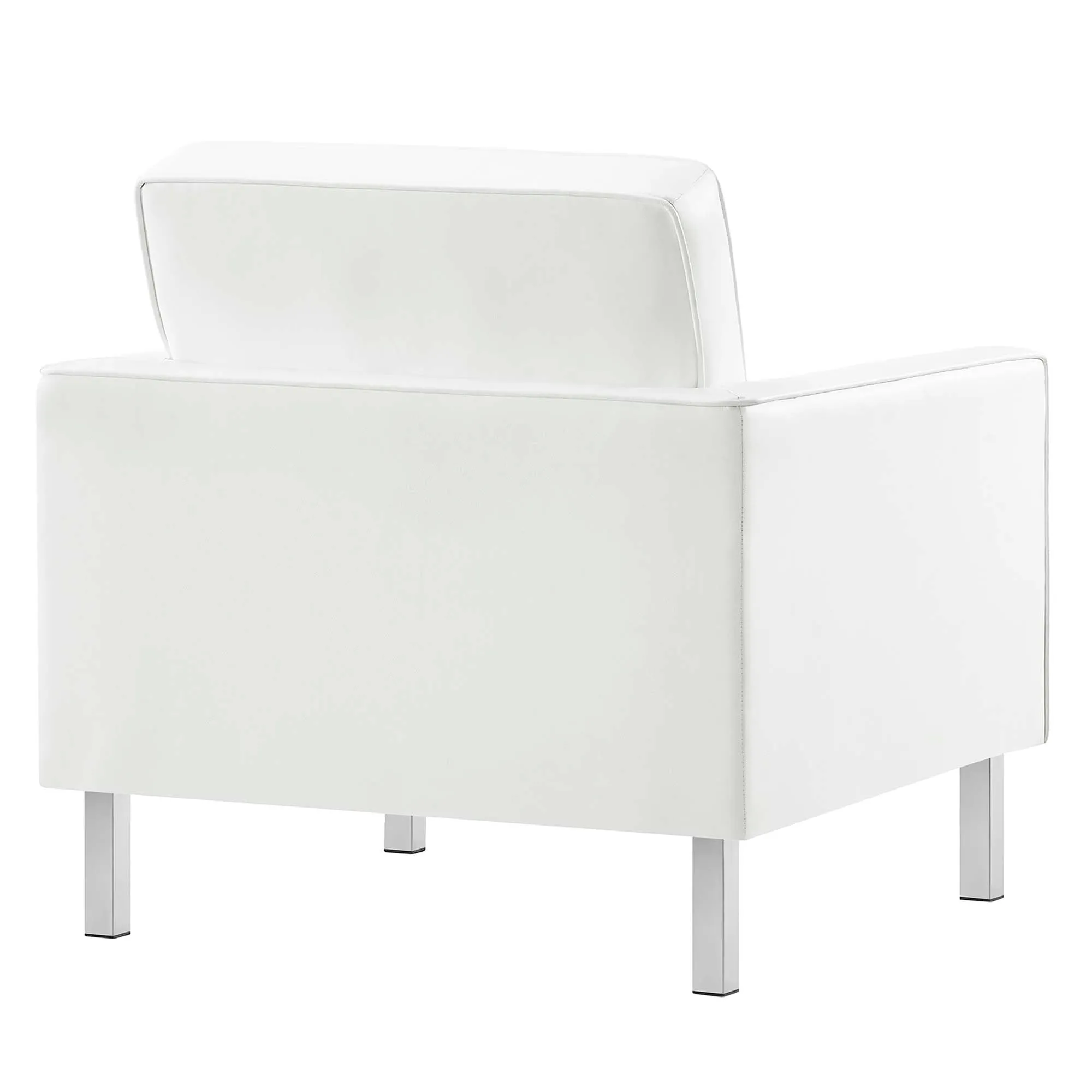 Loft Tufted Vegan Leather 3-Piece Furniture Set by Modway