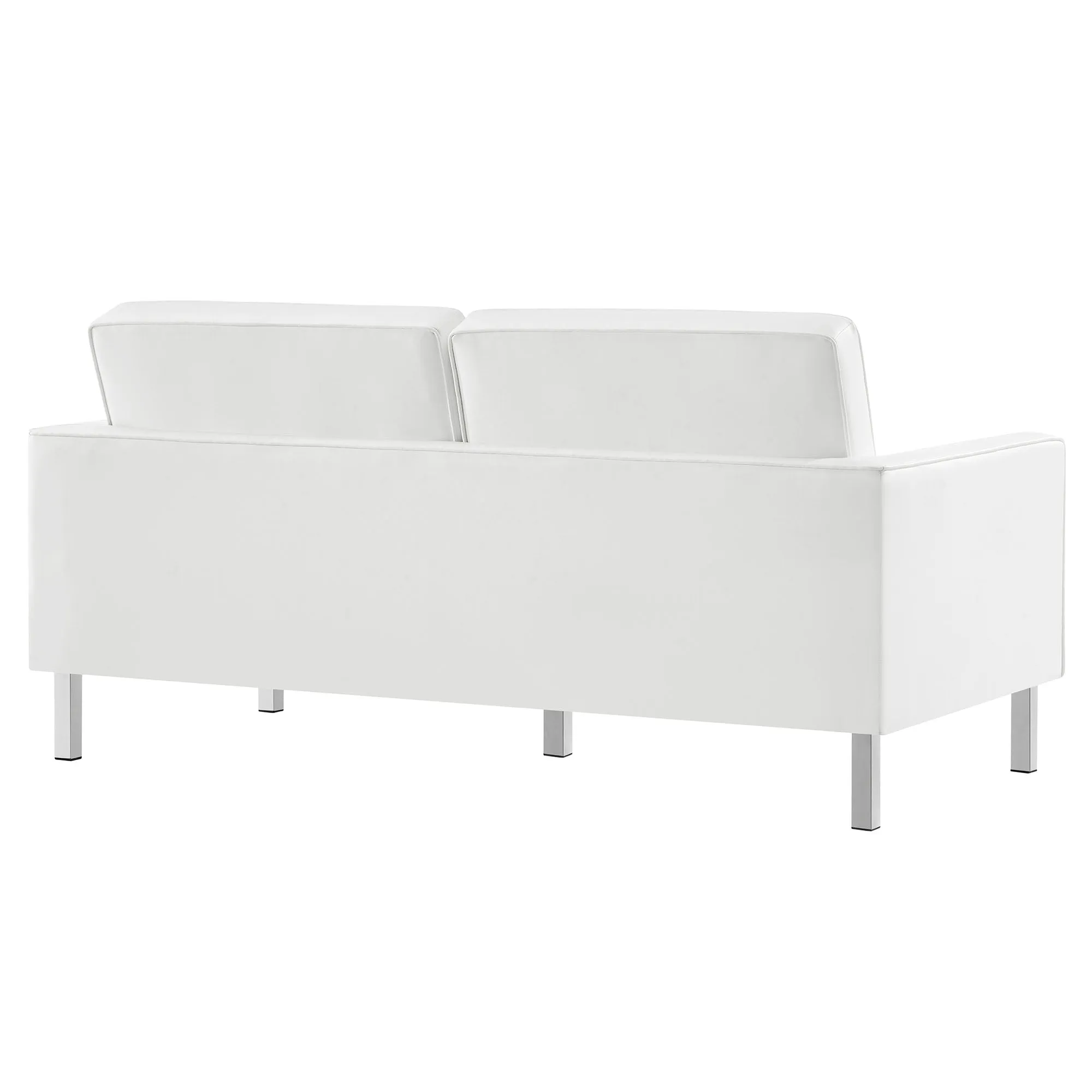 Loft Tufted Vegan Leather Loveseat by Modway