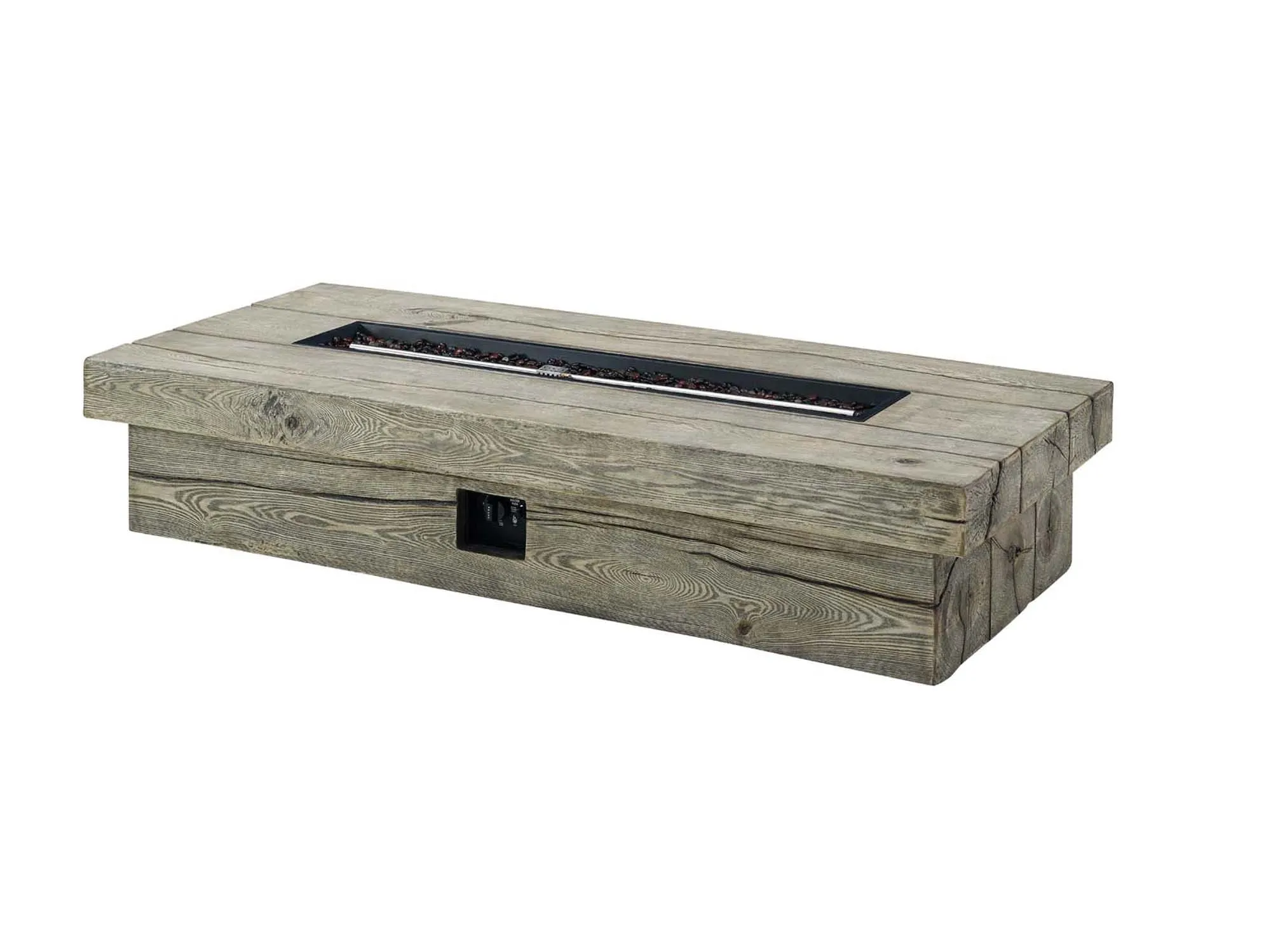 Manteo Rustic Coastal Outdoor Patio Sunbrella® Sofa and Fire Pit Set by Modway