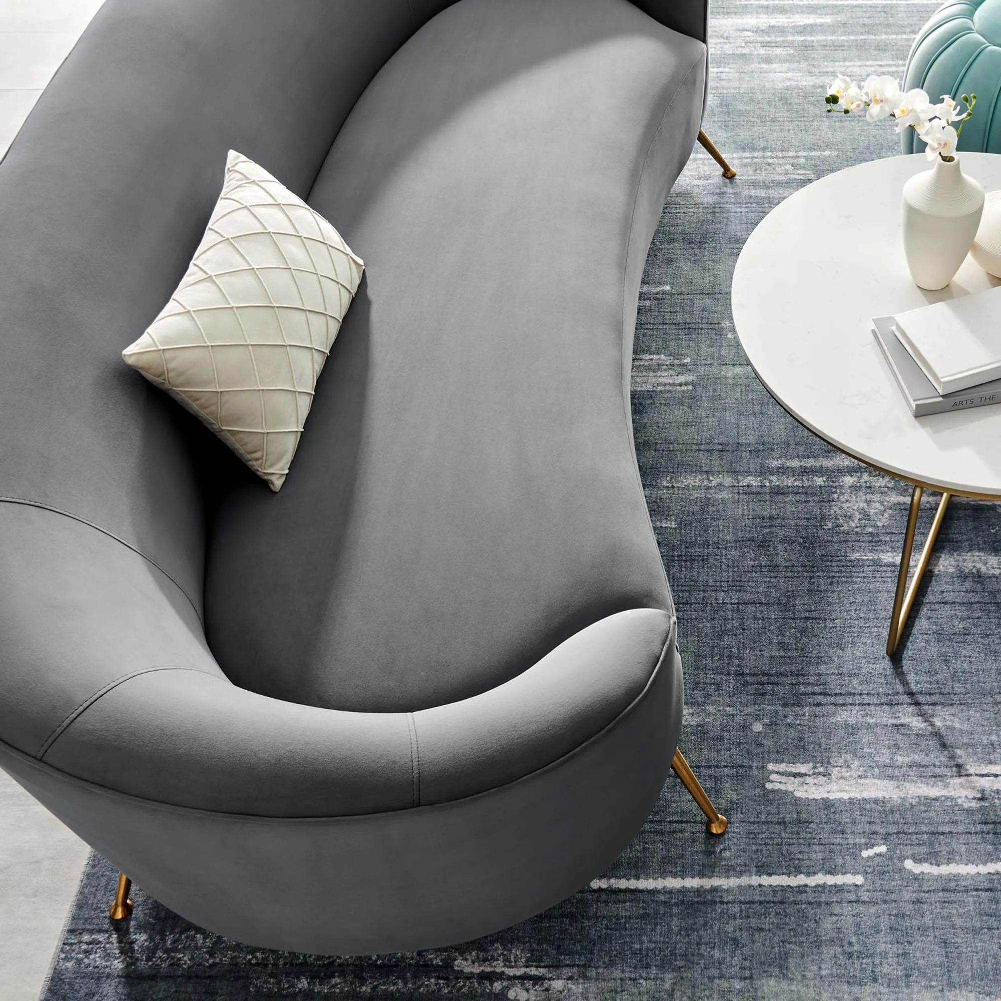 Marchesa Upholstered Performance Velvet Sofa by Modway
