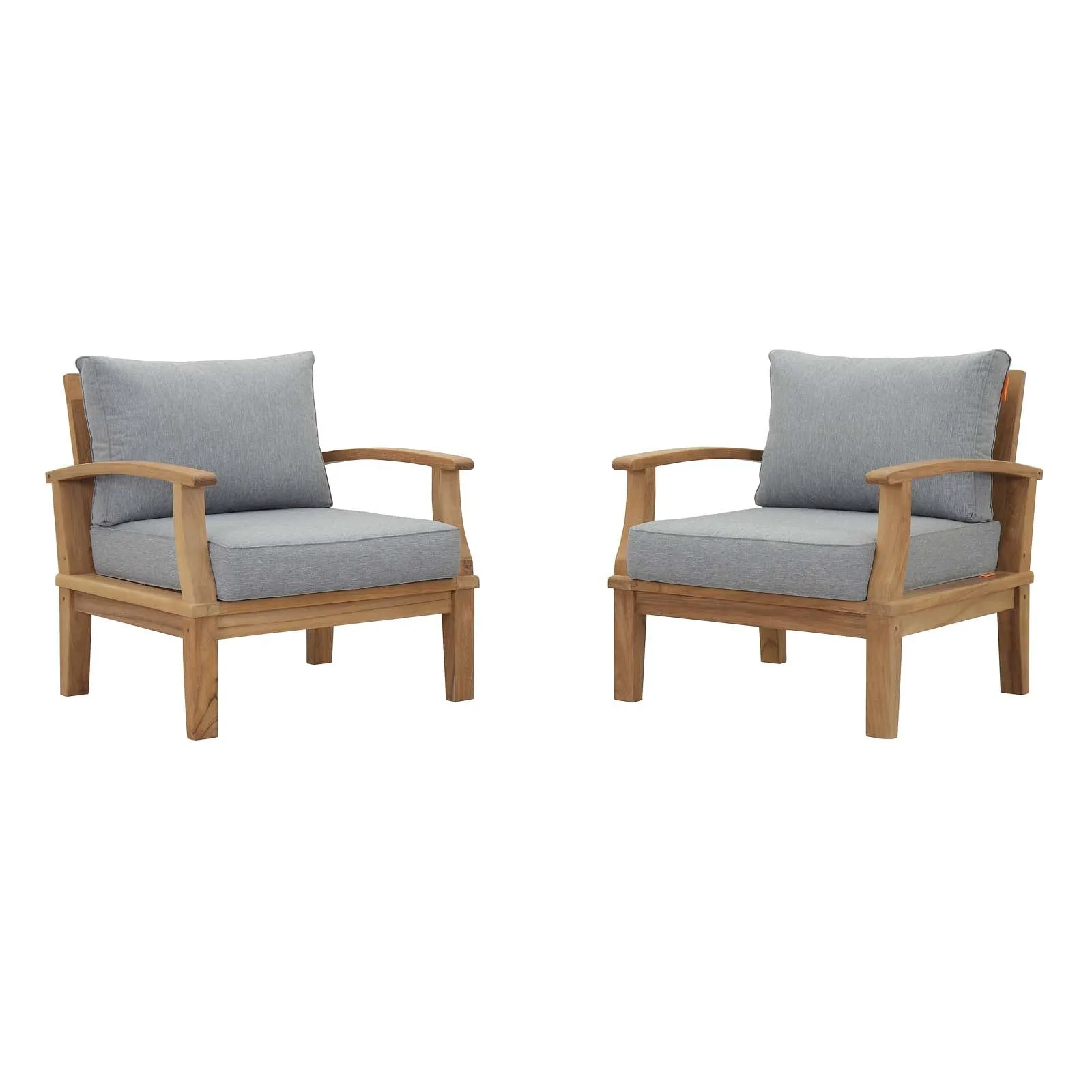 Marina 2 Piece Outdoor Patio Teak Set by Modway