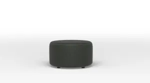 Marissa Round Ottoman - Bondi Dark Grey