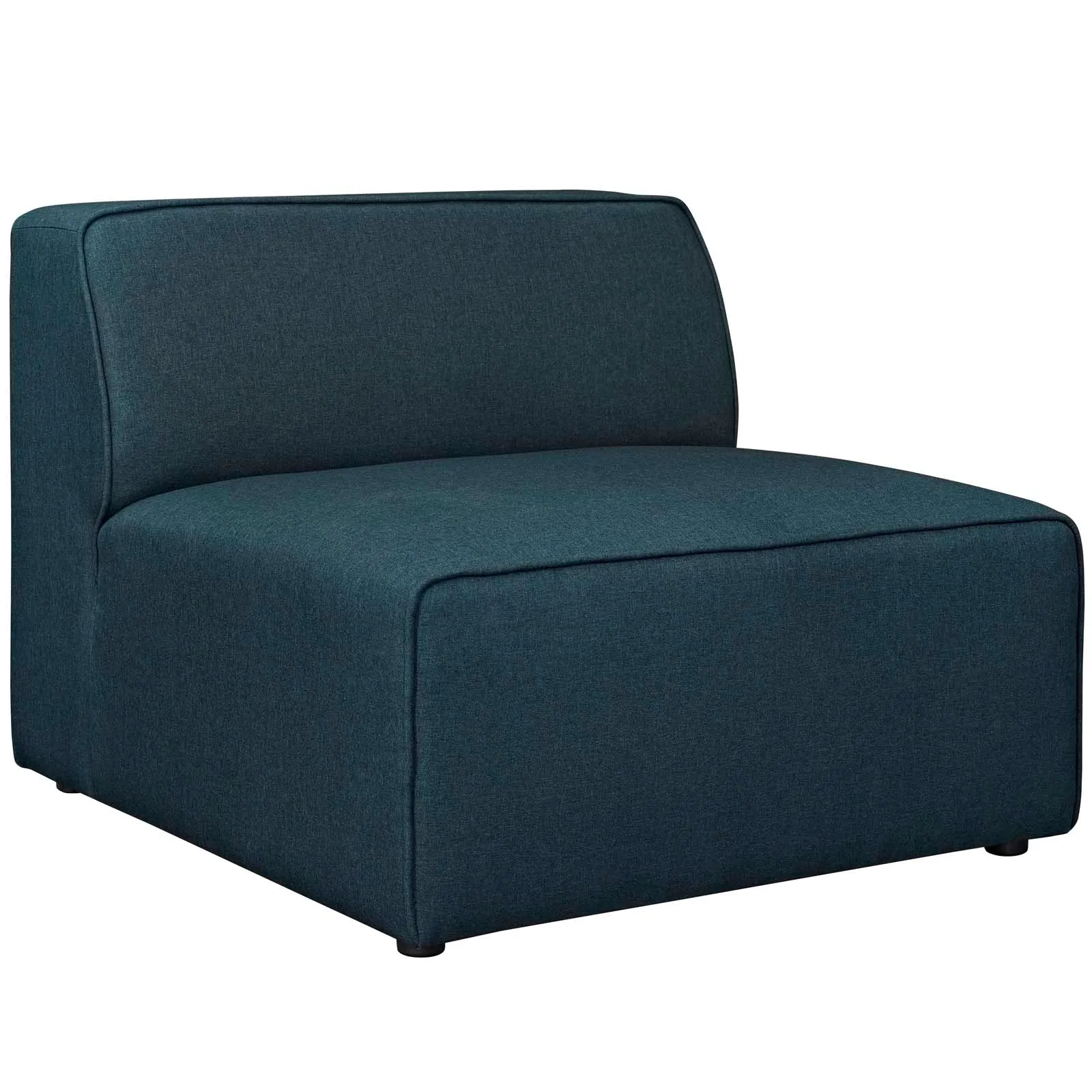 Mingle 5 Piece Upholstered Fabric Armless Sectional Sofa Set by Modway