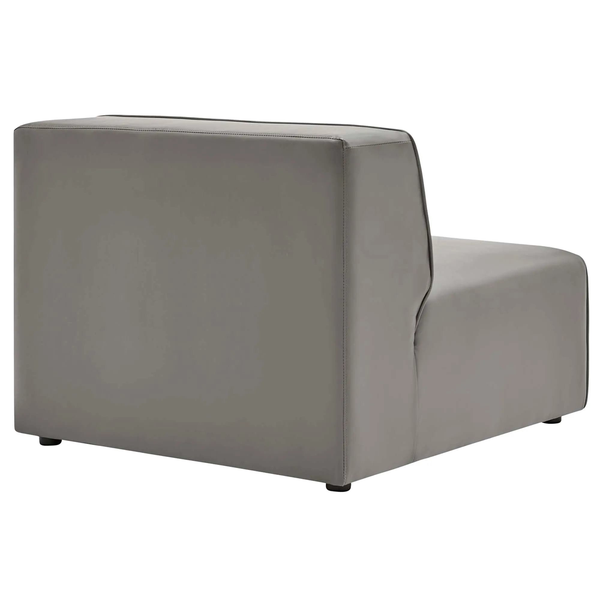 Mingle Vegan Leather 3-Piece Sectional Sofa by Modway