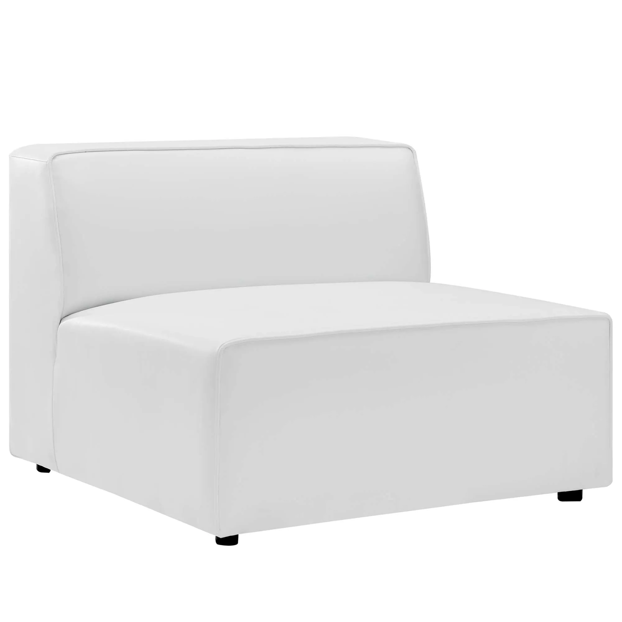 Mingle Vegan Leather 3-Piece Sectional Sofa by Modway
