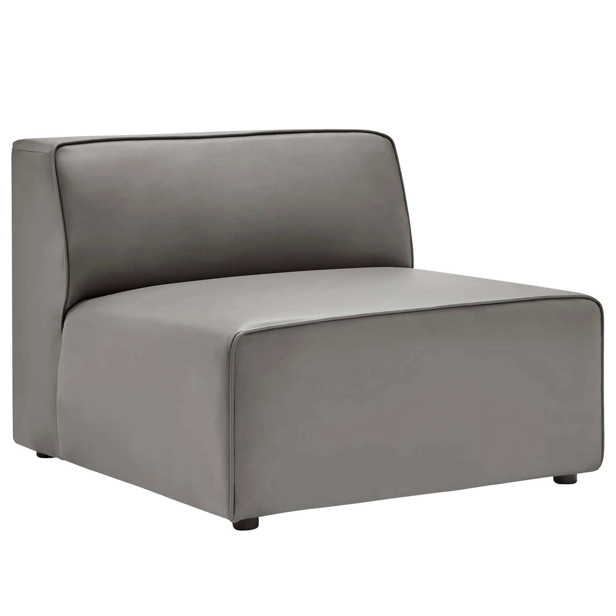 Mingle Vegan Leather 3-Piece Sectional Sofa by Modway