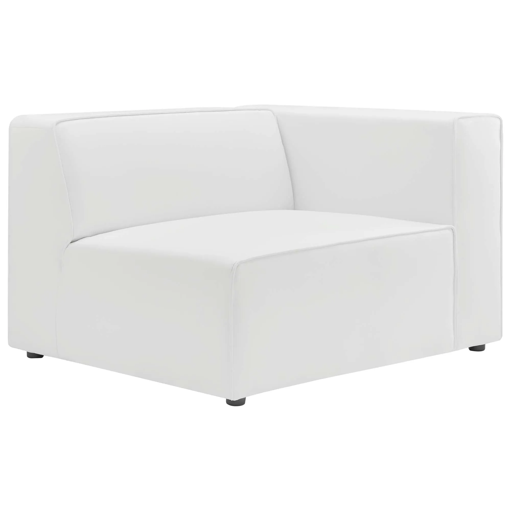 Mingle Vegan Leather 3-Piece Sectional Sofa by Modway