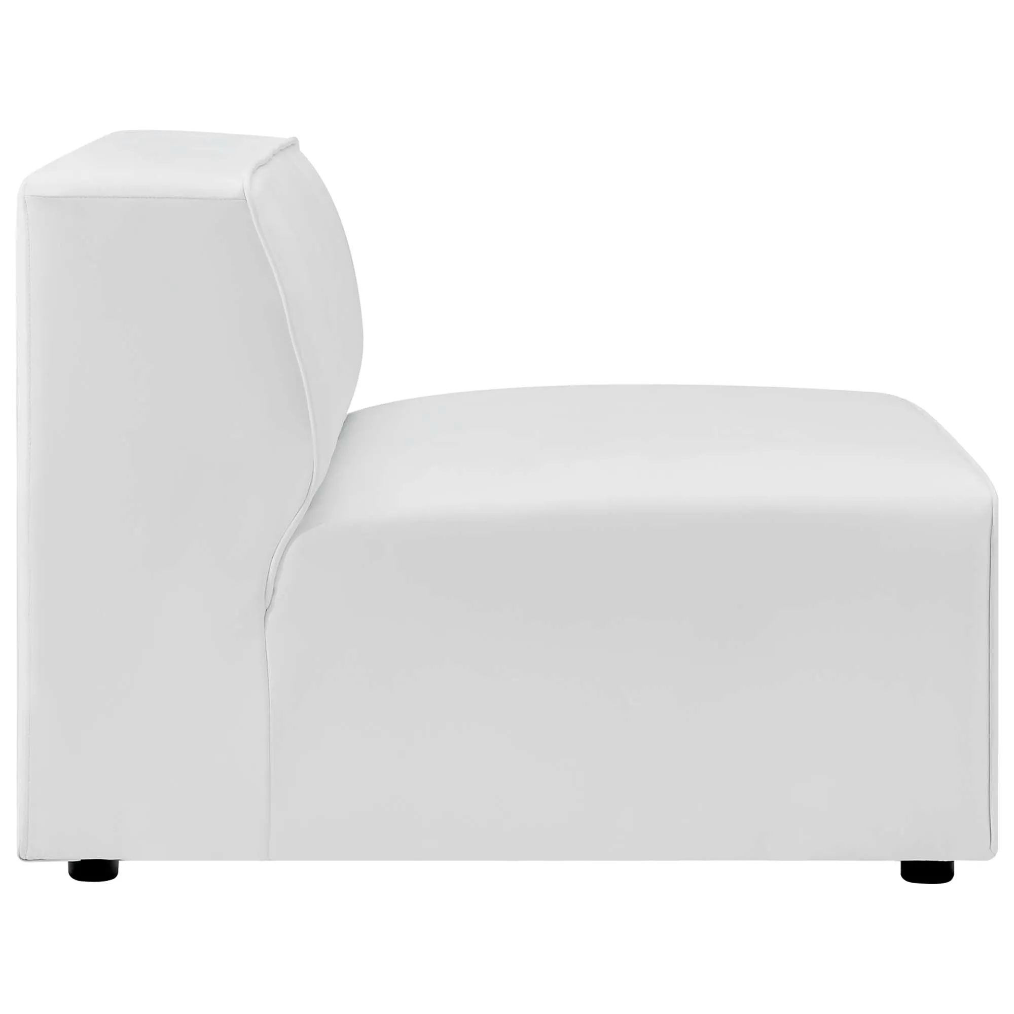 Mingle Vegan Leather 3-Piece Sectional Sofa by Modway