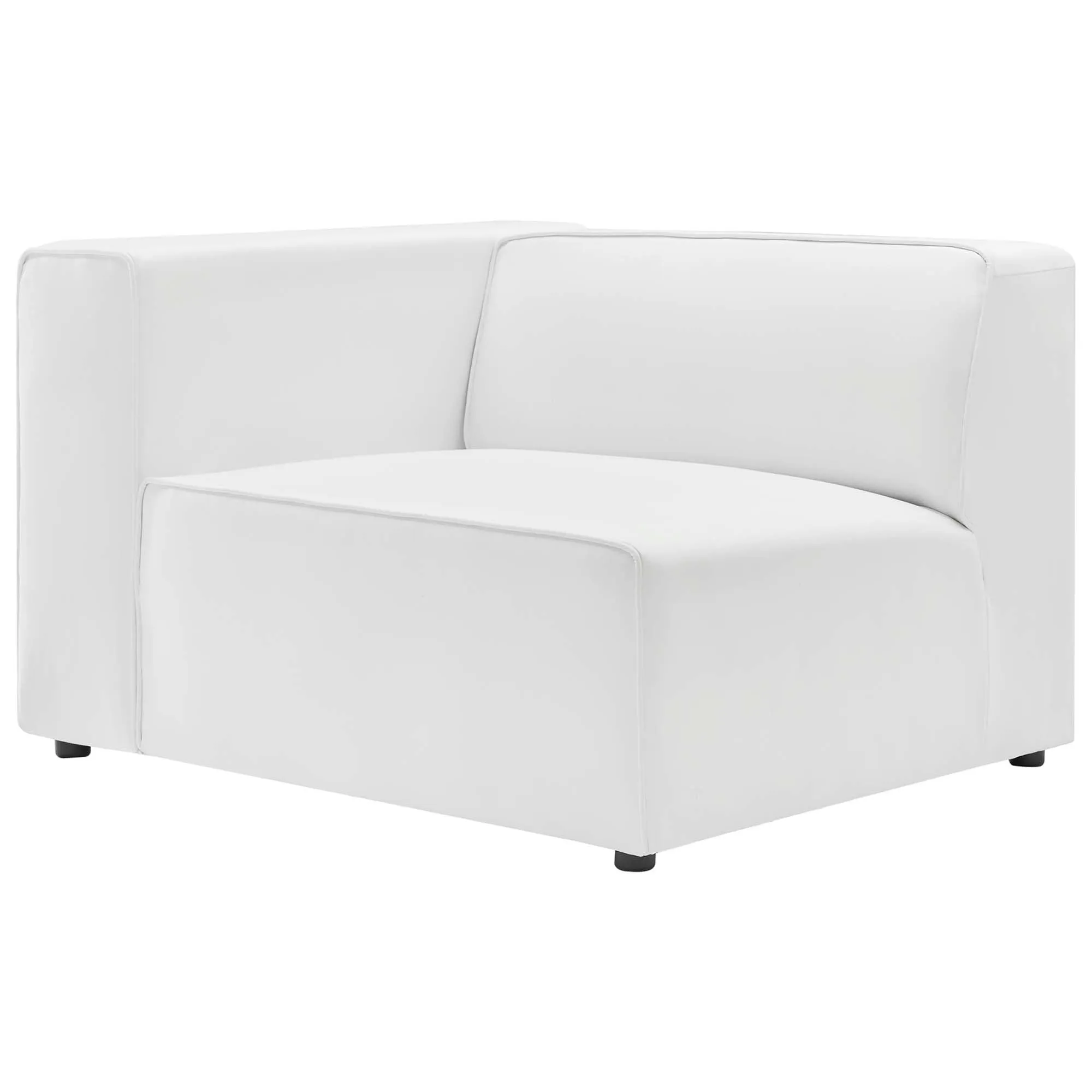 Mingle Vegan Leather 4-Piece Sectional Sofa by Modway