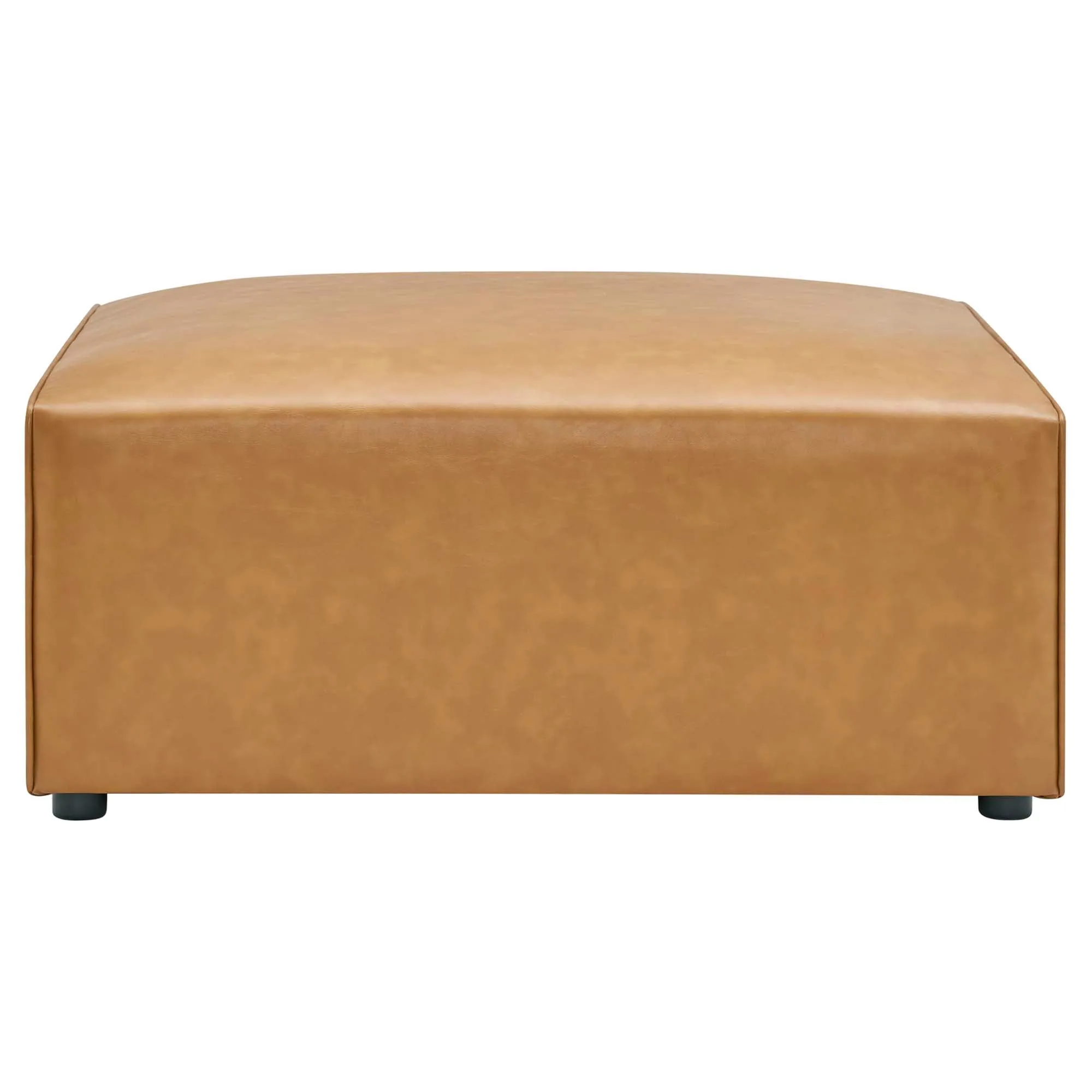 Mingle Vegan Leather 4-Piece Sofa and 2 Ottomans Set by Modway