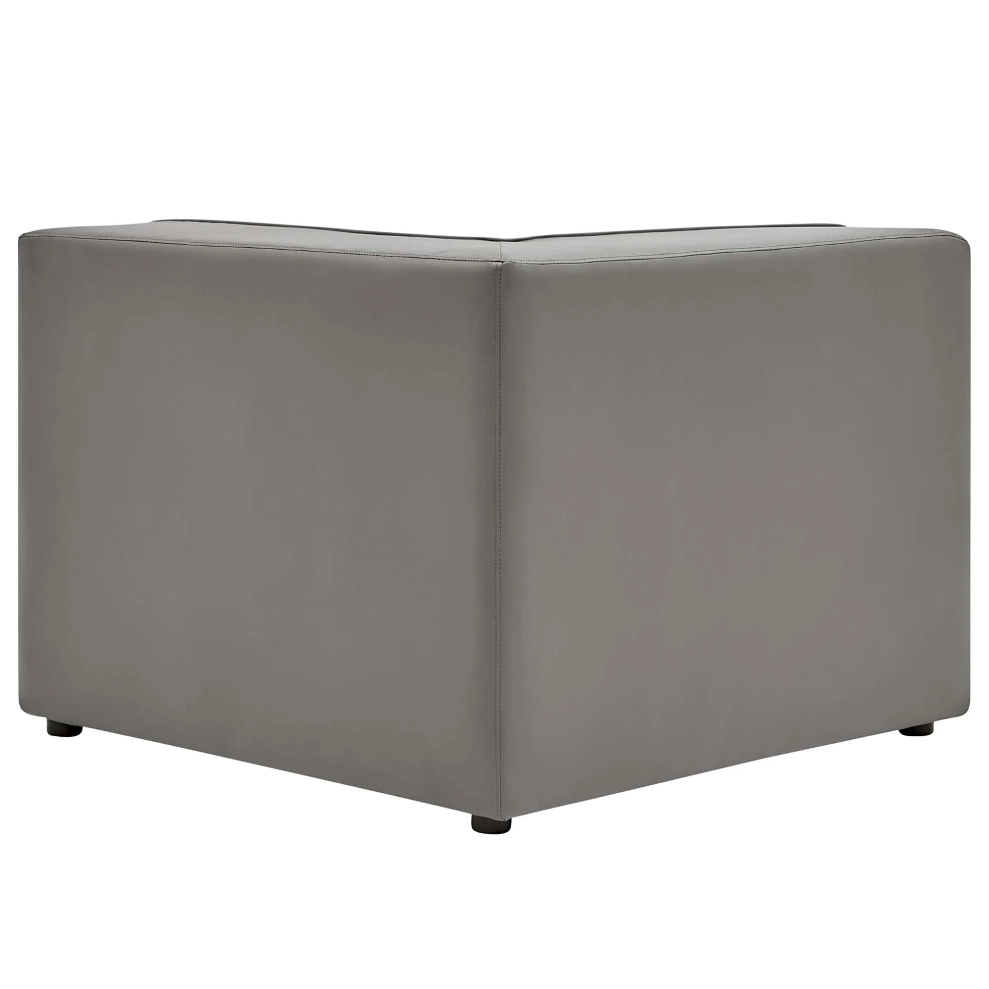 Mingle Vegan Leather Corner Chair by Modway