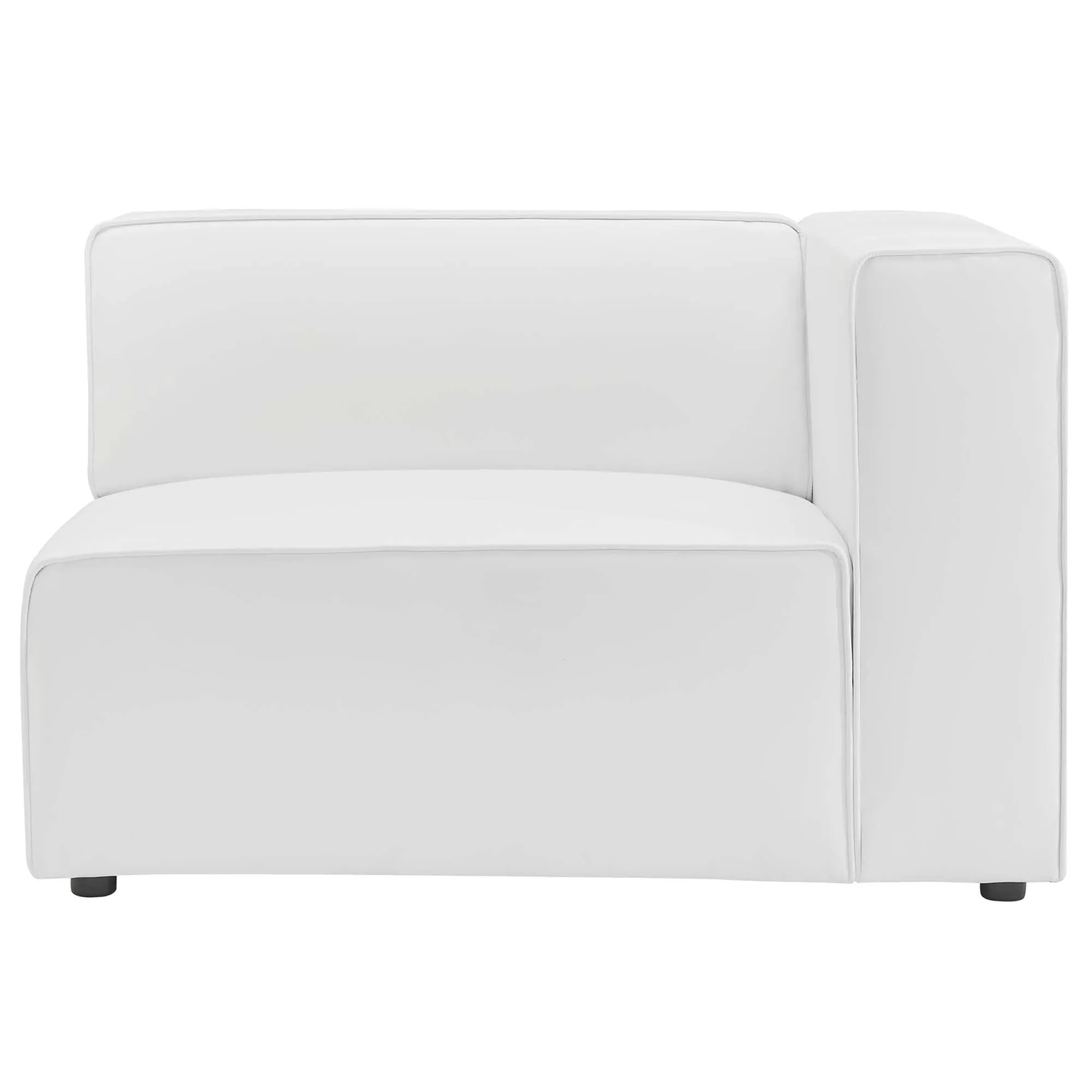 Mingle Vegan Leather Right-Arm Chair by Modway