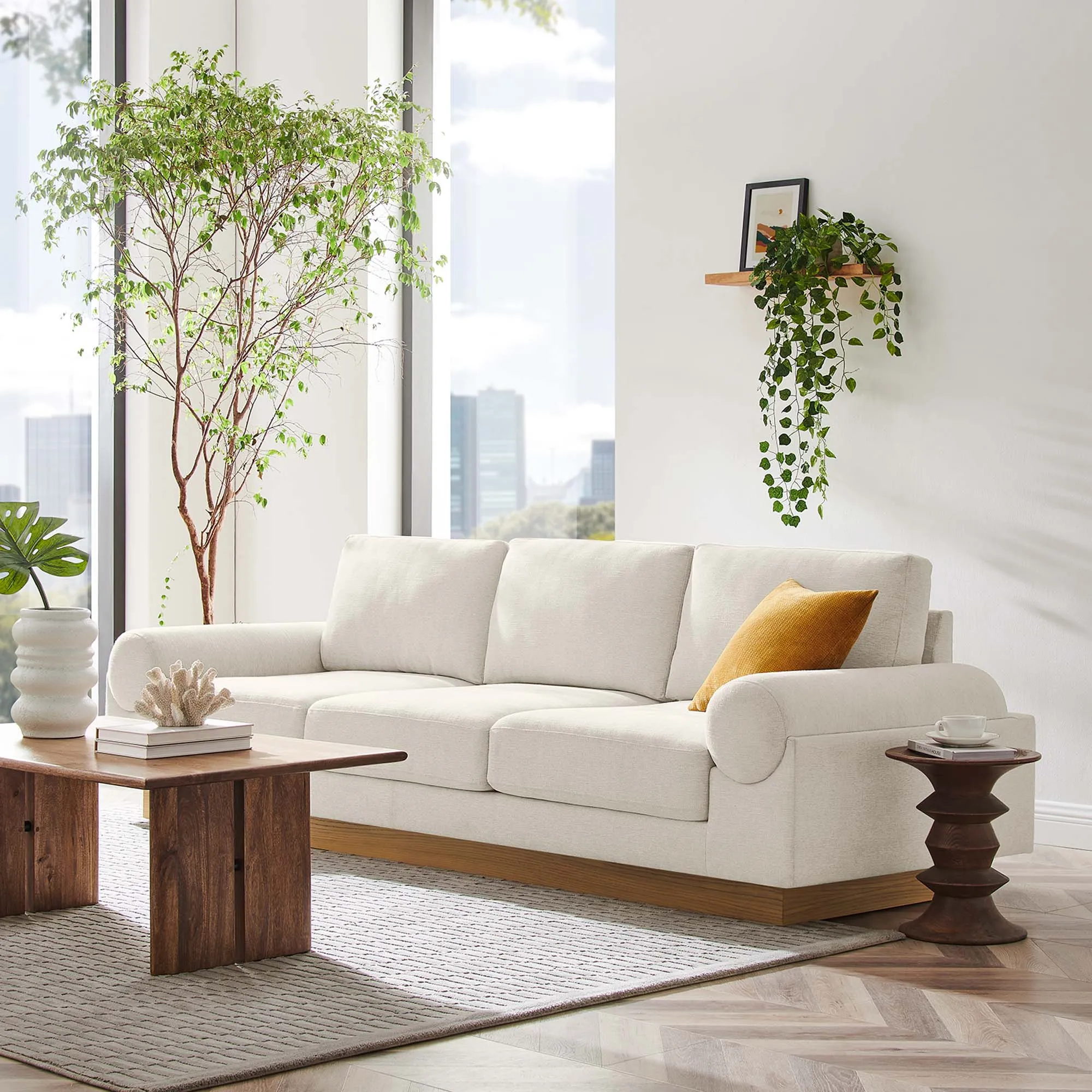Oasis Upholstered Fabric Sofa by Modway