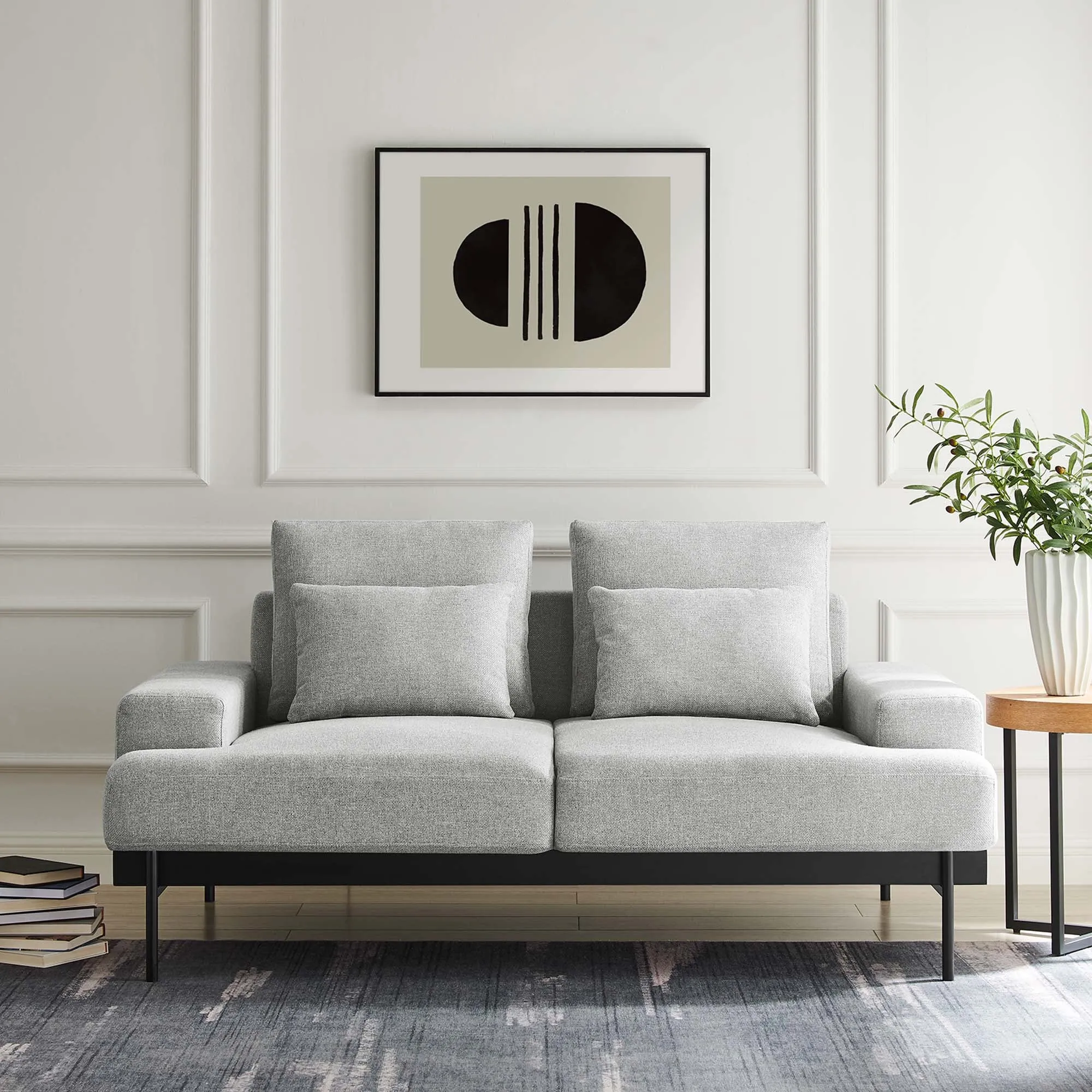 Proximity Upholstered Fabric Loveseat by Modway