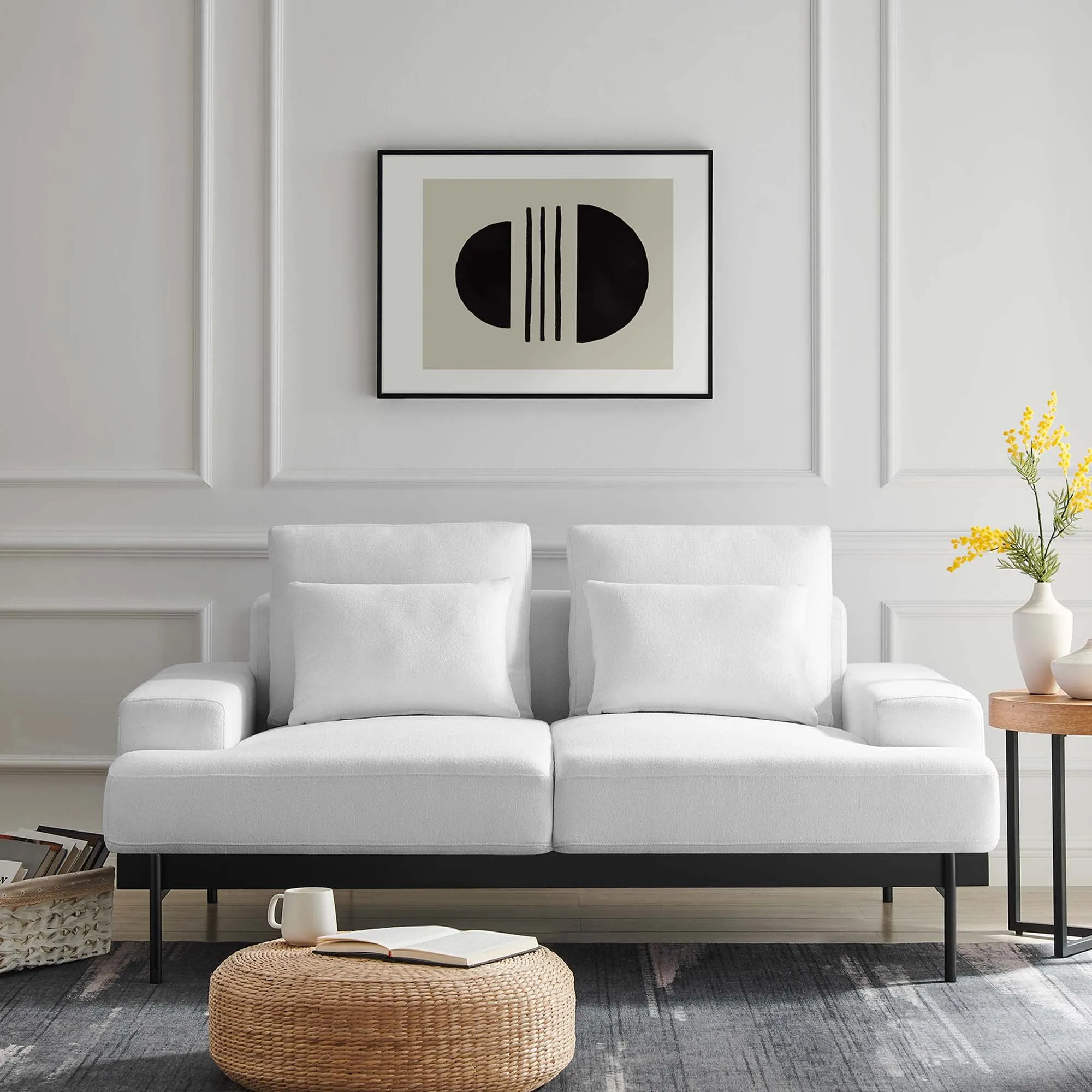 Proximity Upholstered Fabric Loveseat by Modway
