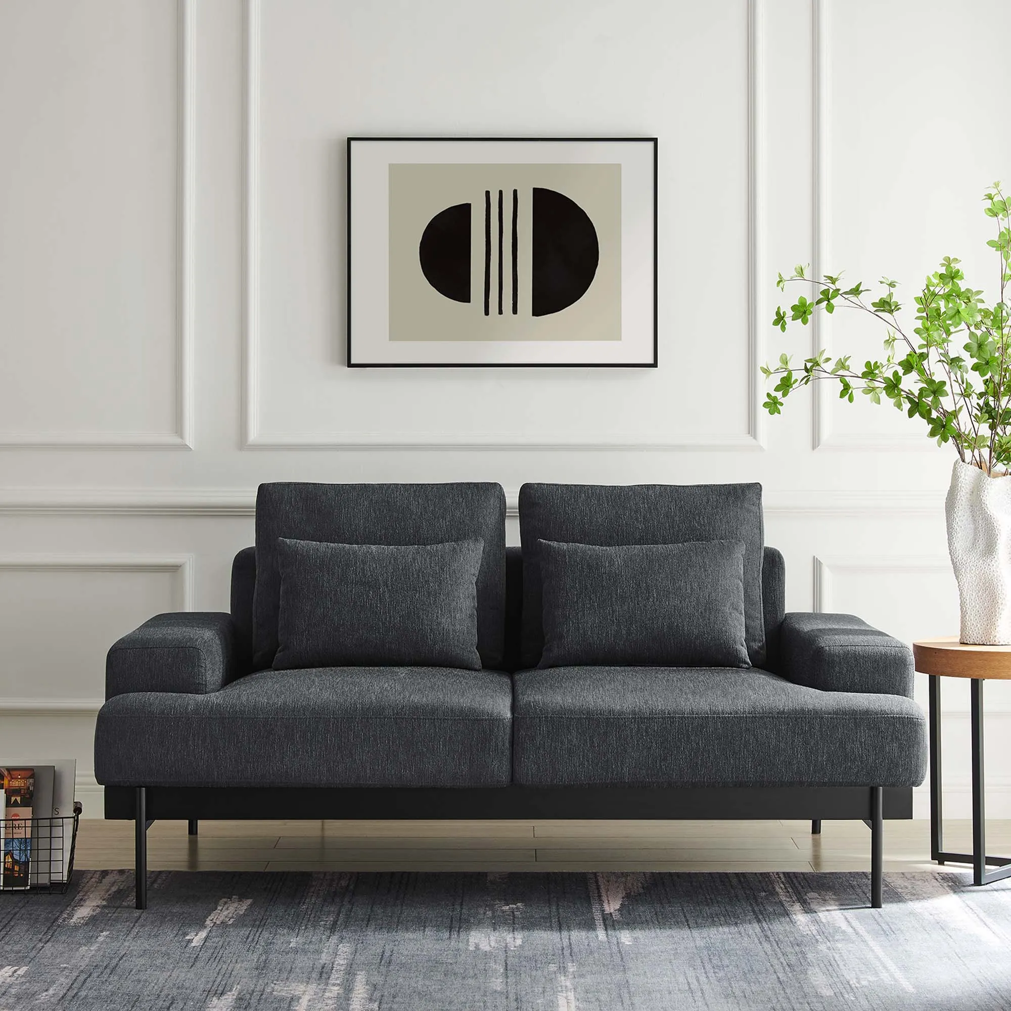 Proximity Upholstered Fabric Loveseat by Modway