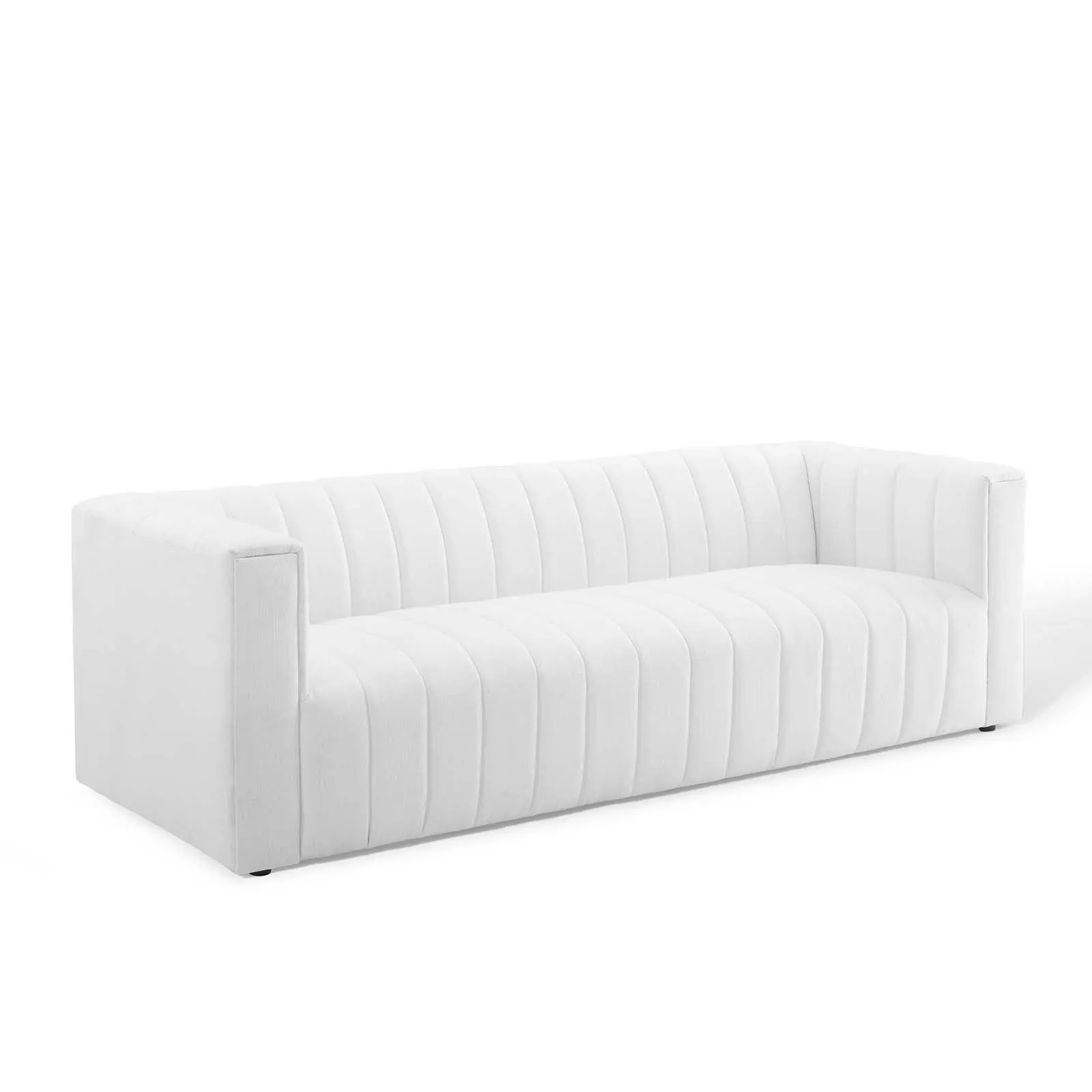Reflection Channel Tufted Upholstered Fabric Sofa by Modway