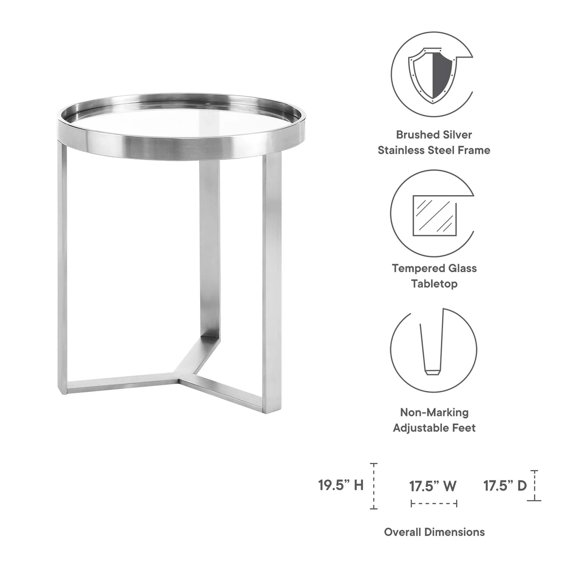 Relay Side Table by Modway