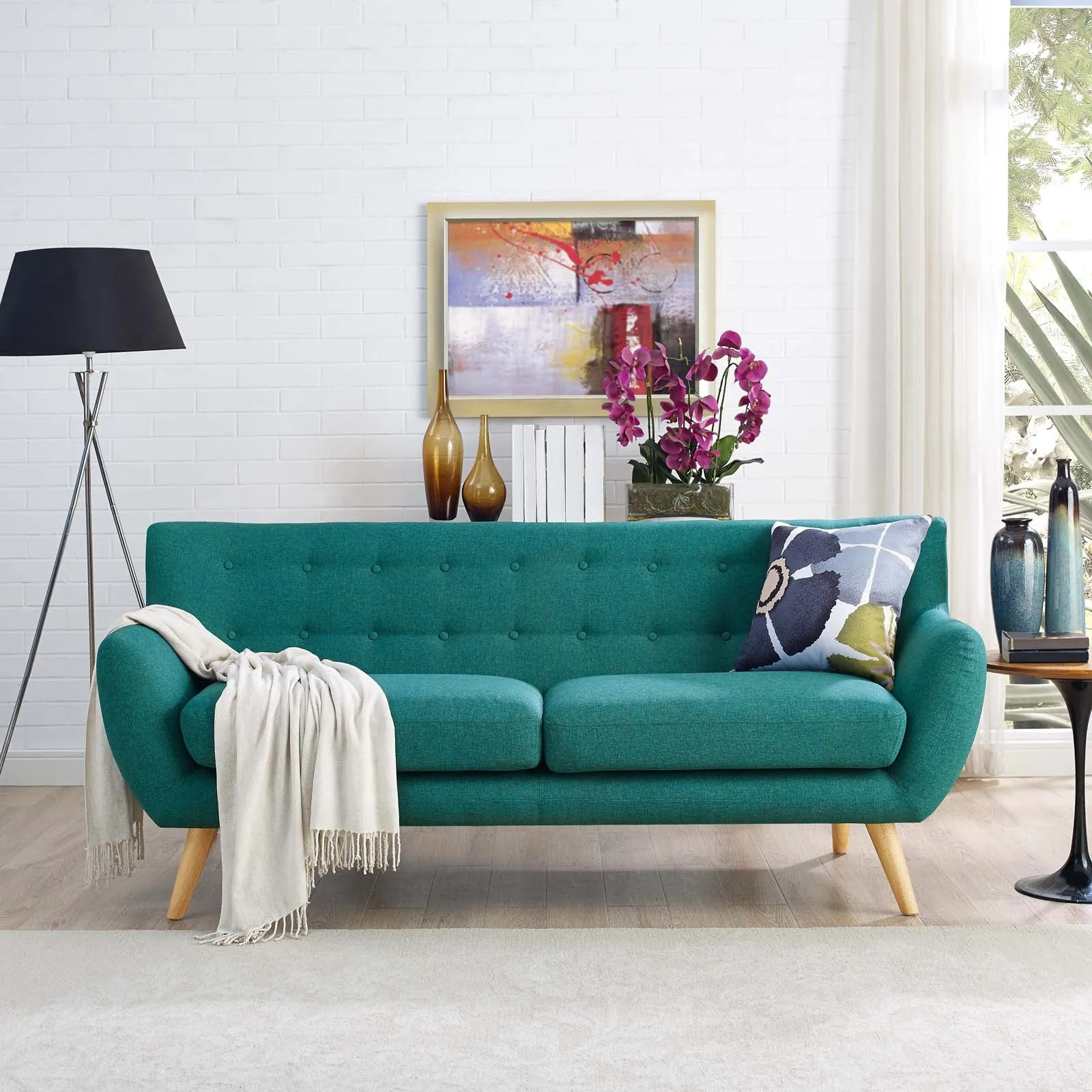 Remark Upholstered Fabric Sofa by Modway