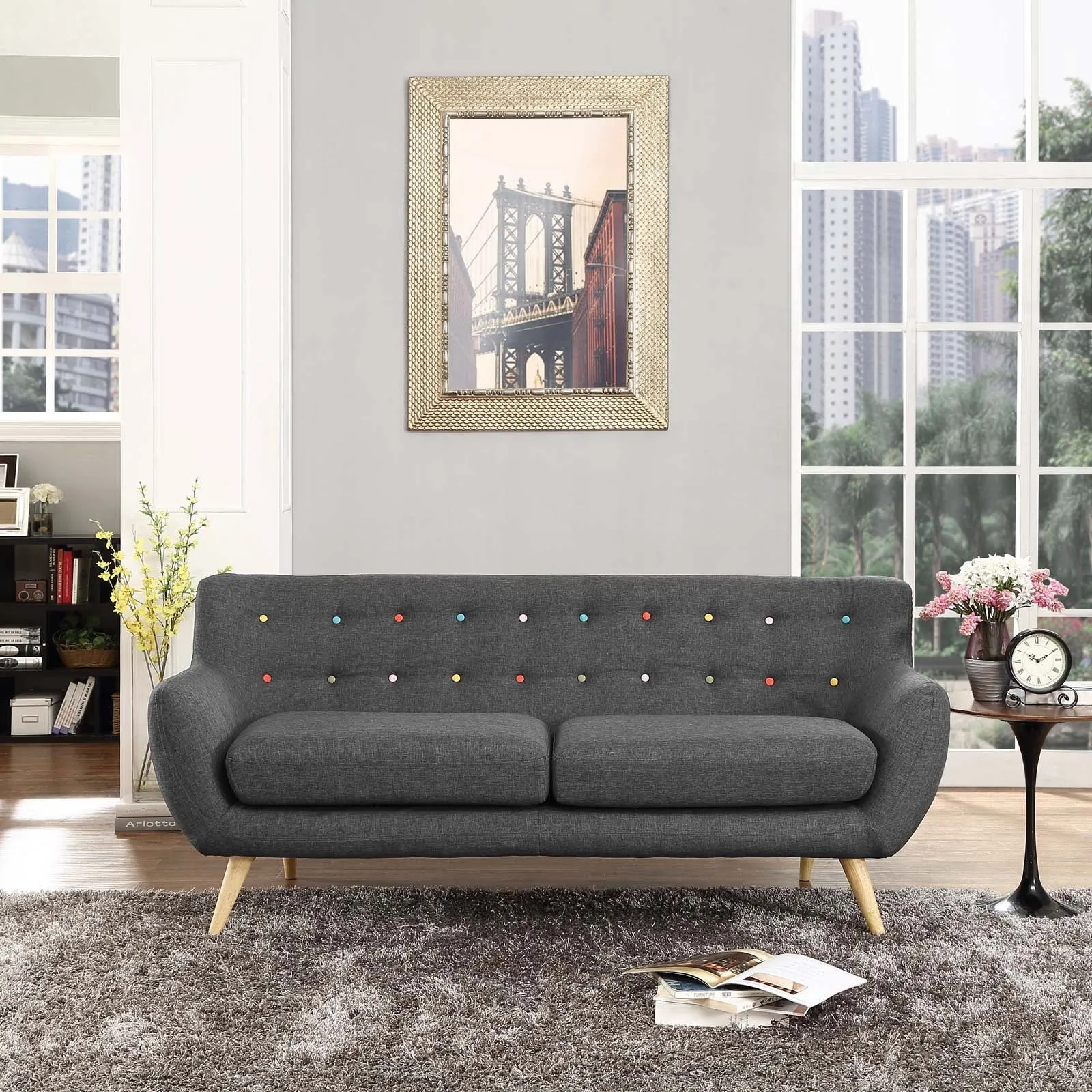 Remark Upholstered Fabric Sofa by Modway