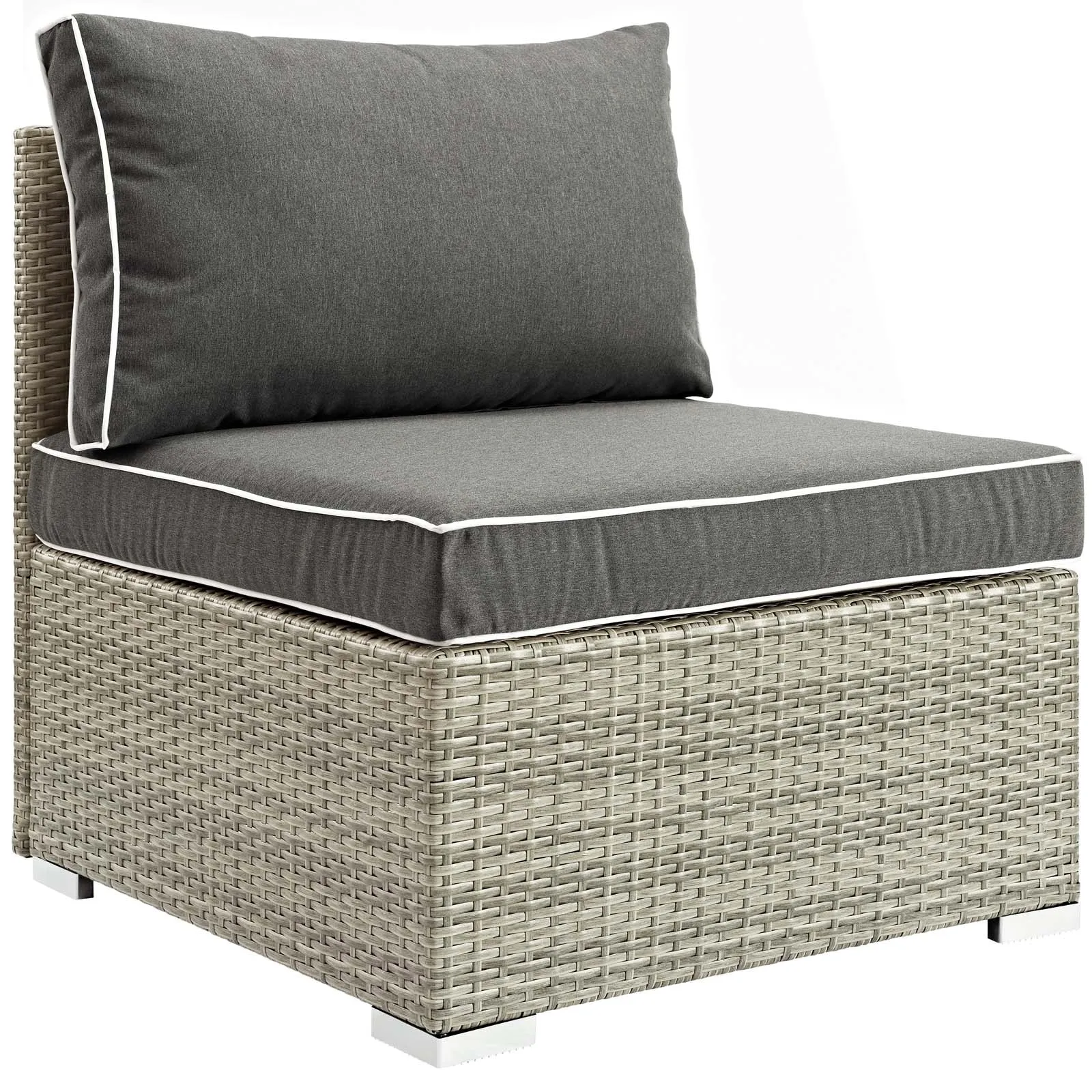 Repose Outdoor Patio Armless Chair by Modway