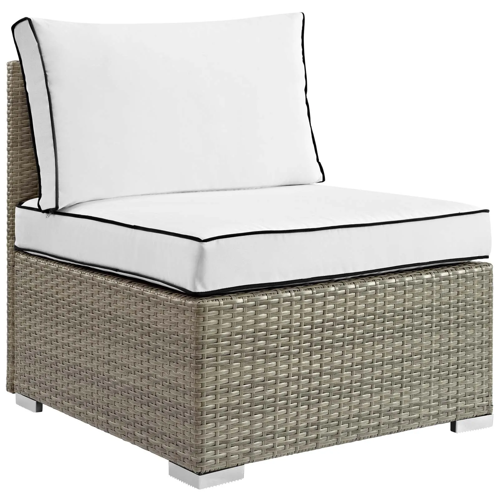 Repose Outdoor Patio Armless Chair by Modway
