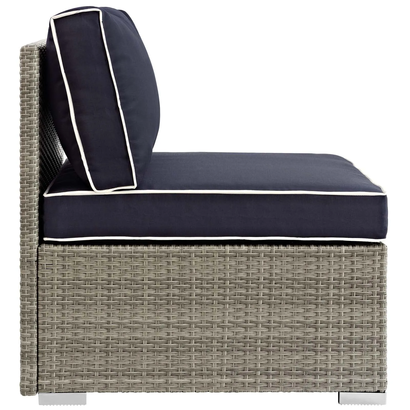 Repose Outdoor Patio Armless Chair by Modway