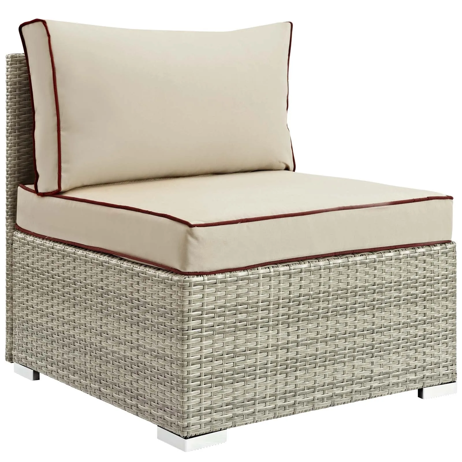 Repose Outdoor Patio Armless Chair by Modway