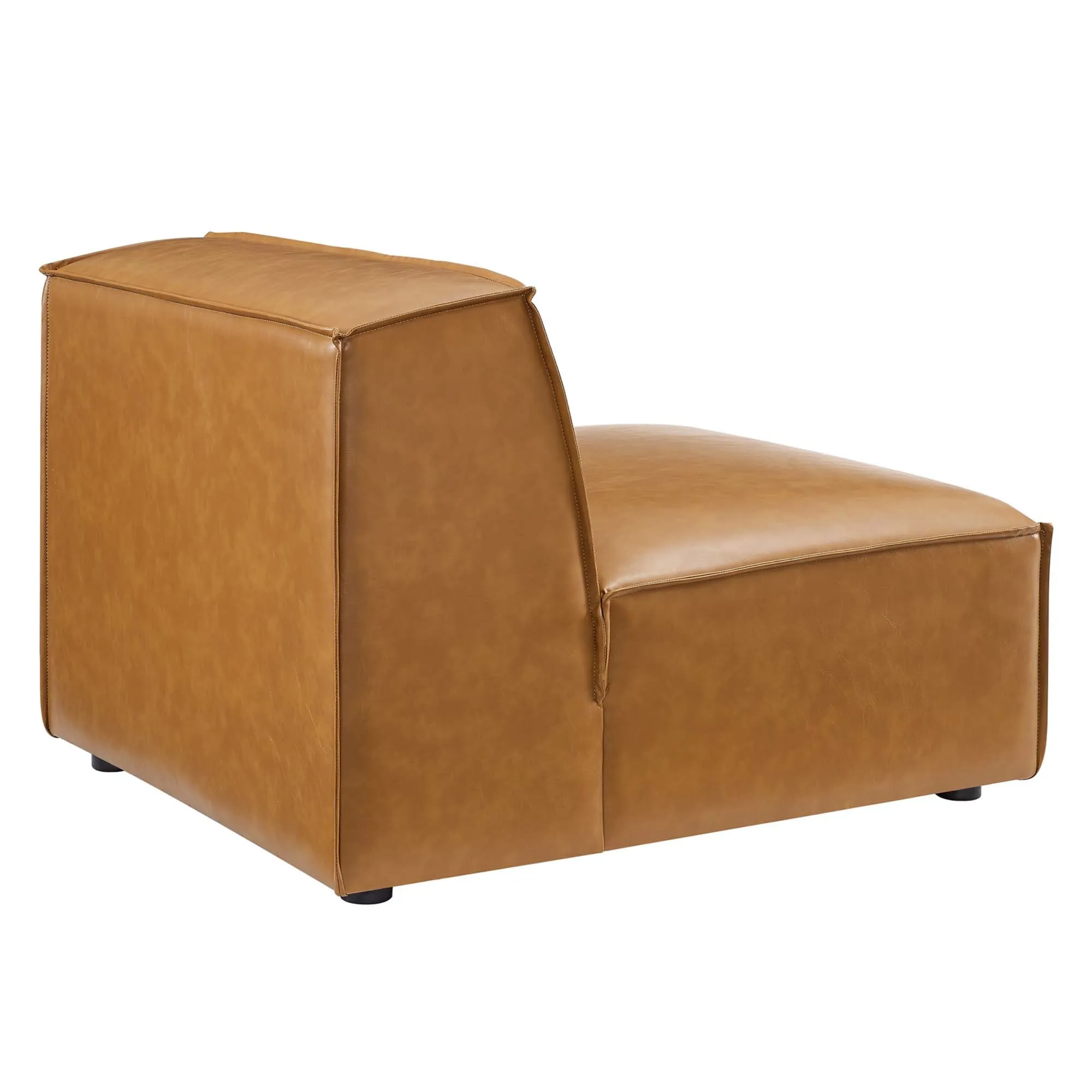Restore 4-Piece Vegan Leather Sectional Sofa by Modway