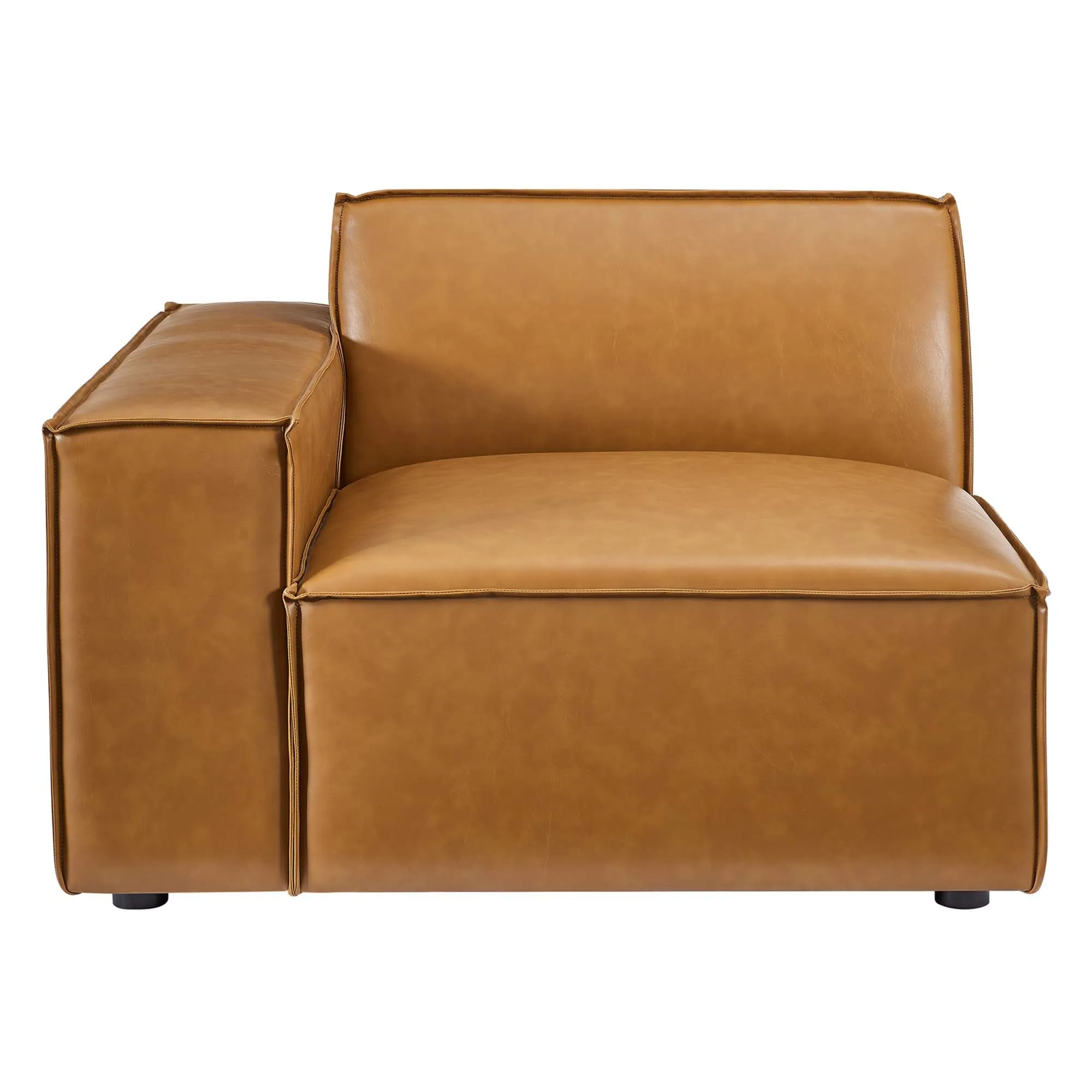Restore 4-Piece Vegan Leather Sectional Sofa by Modway