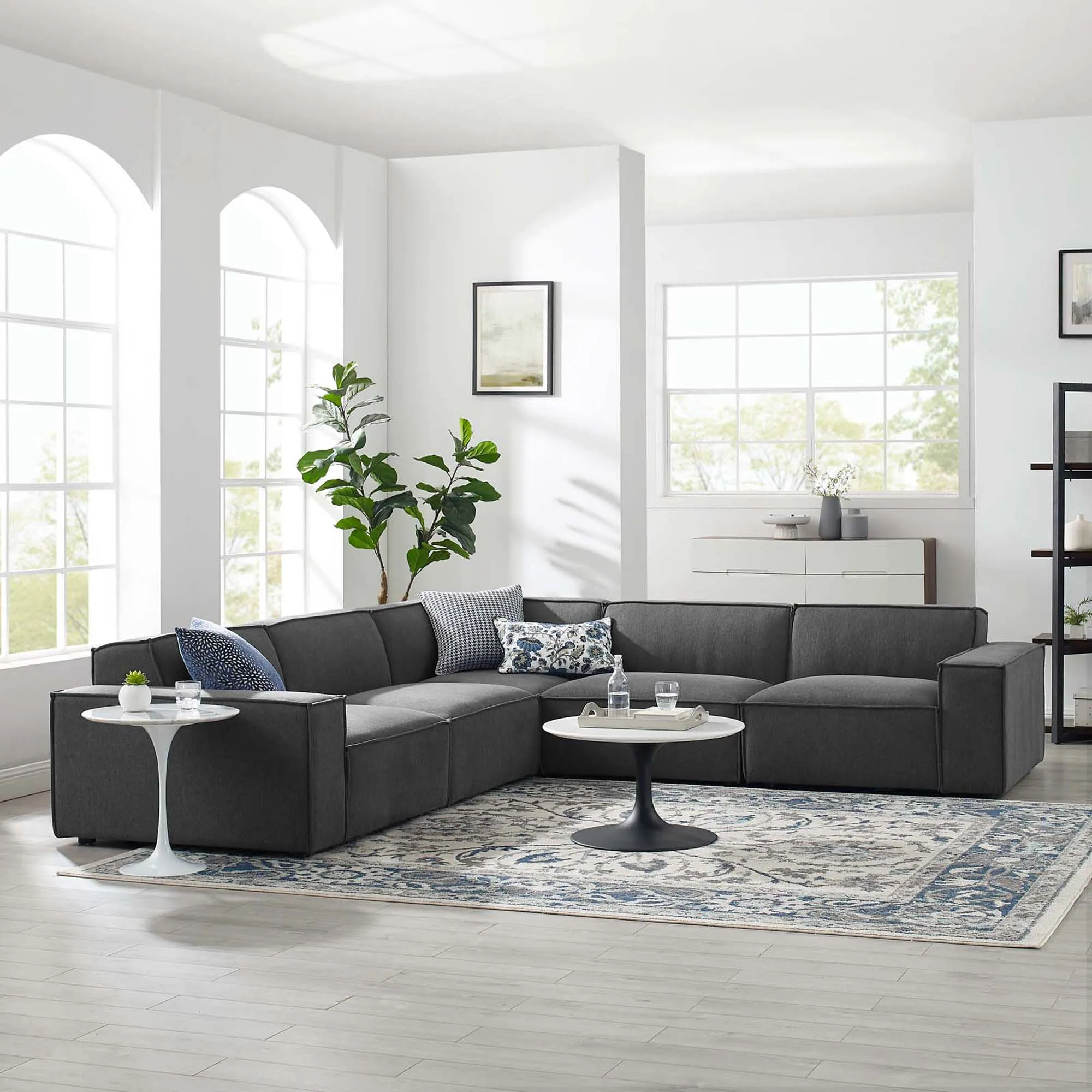 Restore 5-Piece Sectional Sofa by Modway