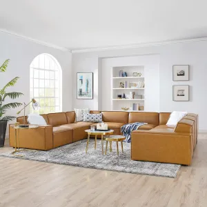 Restore 8-Piece Vegan Leather Sectional Sofa by Modway