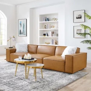 Restore Vegan Leather 3-Piece Sofa by Modway