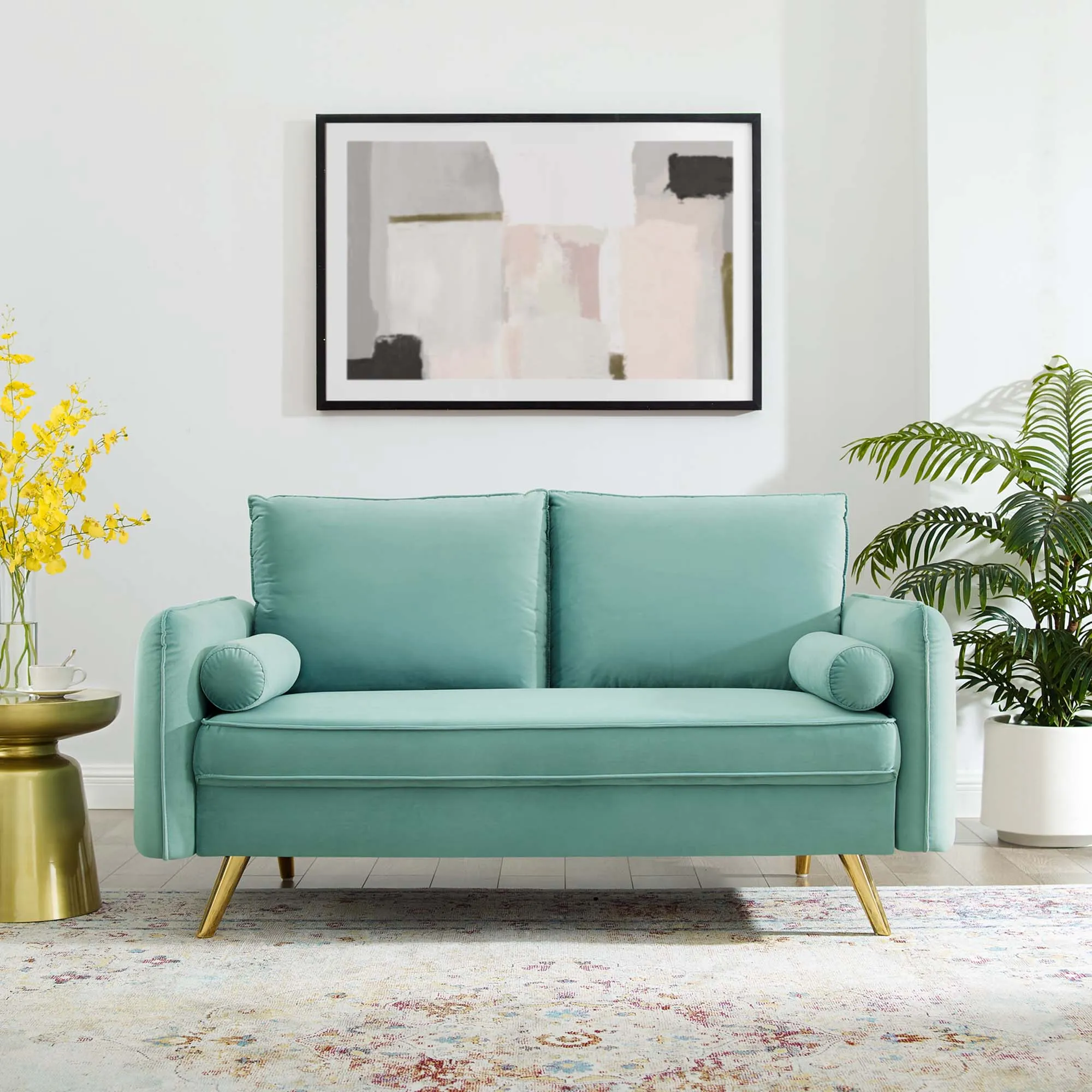 Revive Performance Velvet Loveseat by Modway