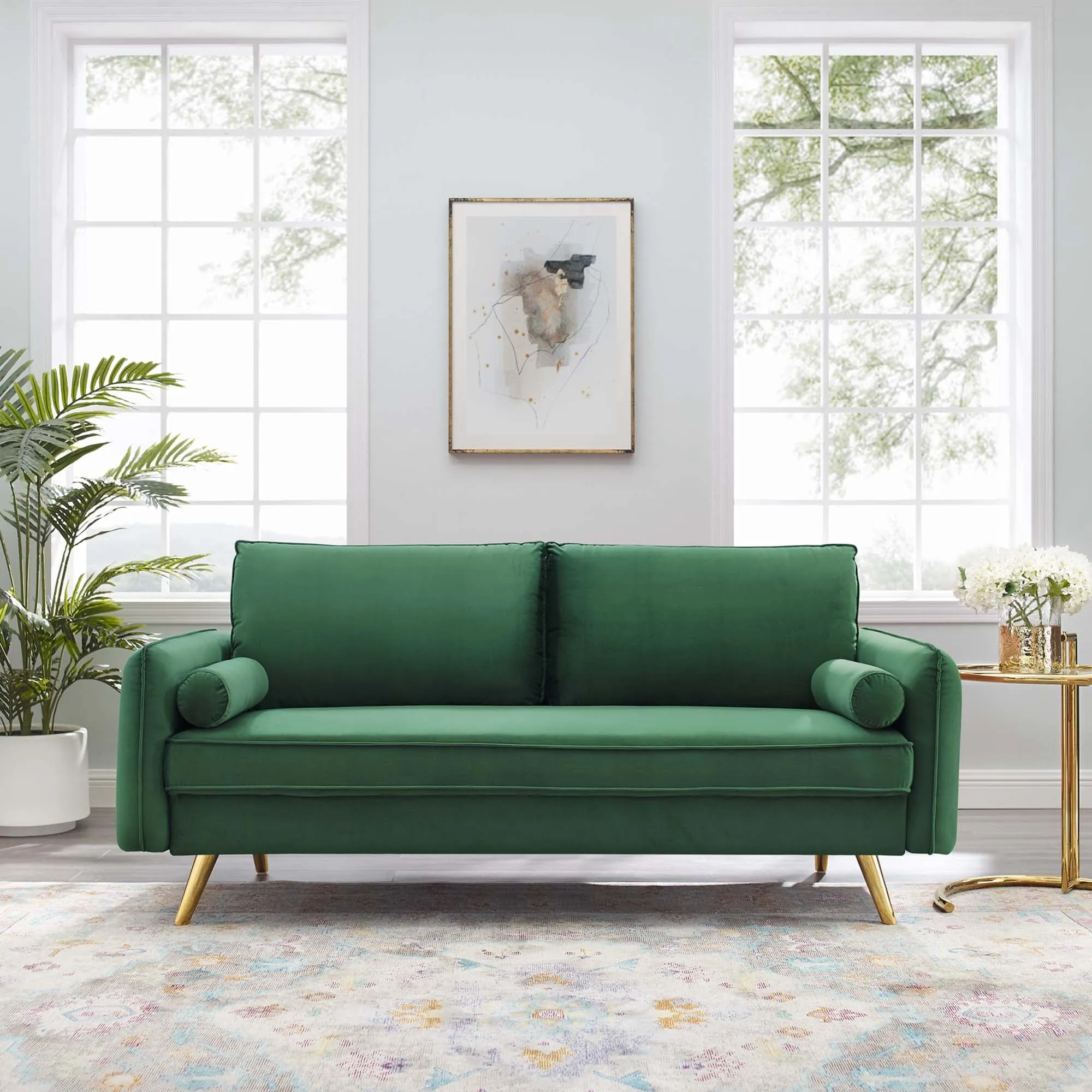 Revive Performance Velvet Sofa by Modway