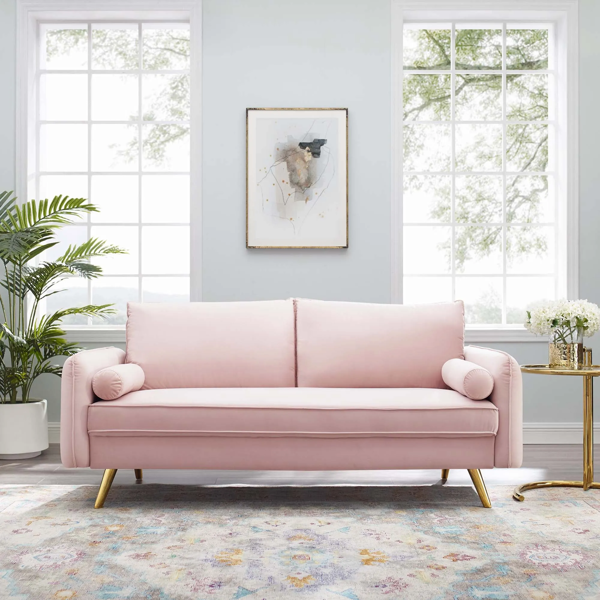 Revive Performance Velvet Sofa by Modway