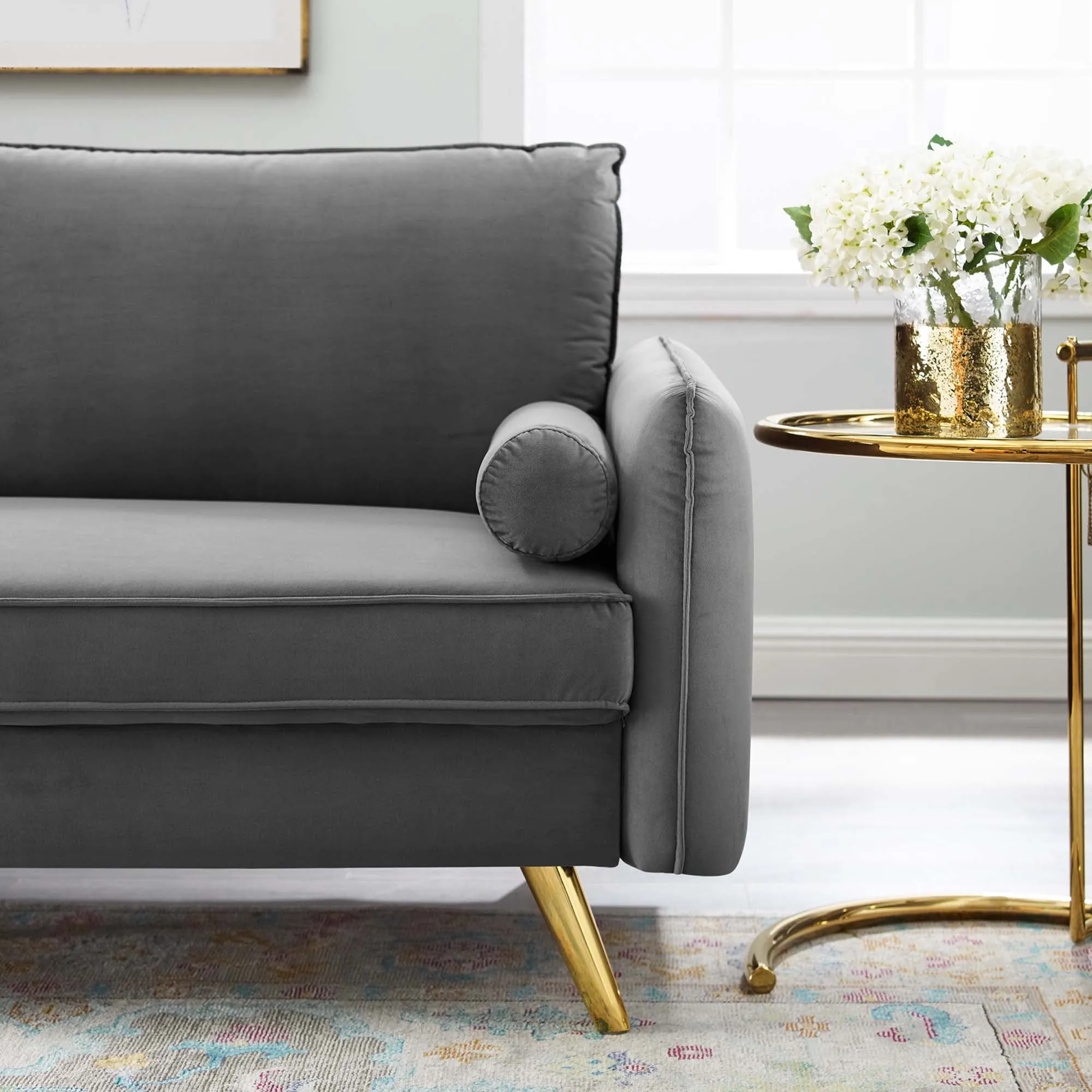 Revive Performance Velvet Sofa by Modway