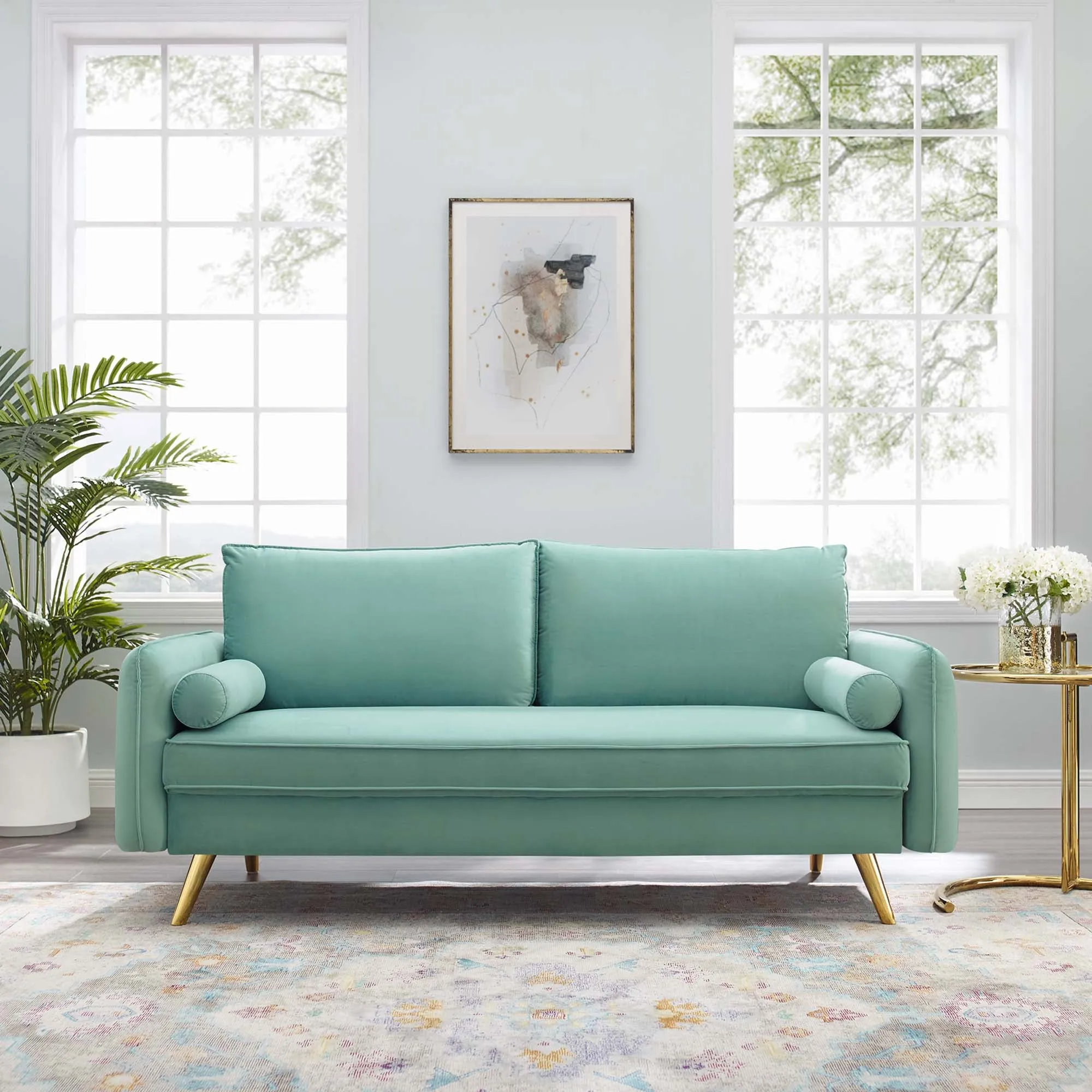 Revive Performance Velvet Sofa by Modway