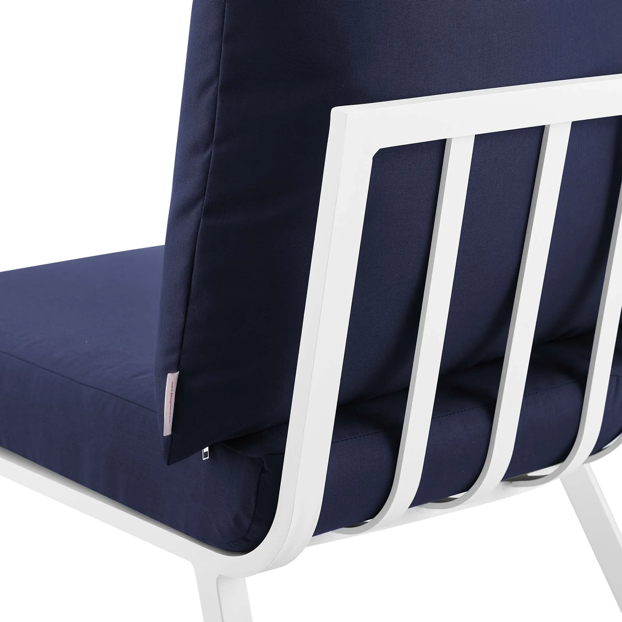 Riverside Outdoor Patio Aluminum Corner Chair by Modway