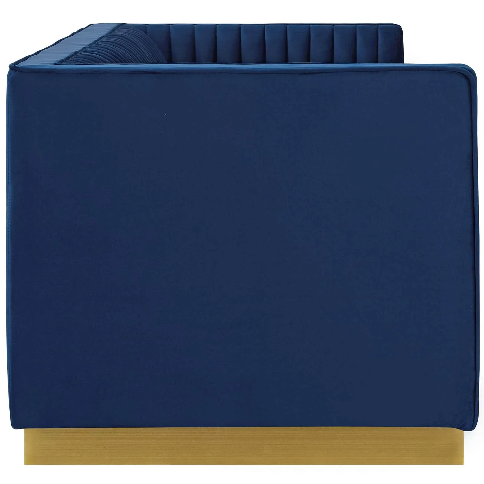 Sanguine Vertical Channel Tufted Performance Velvet Sofa by Modway