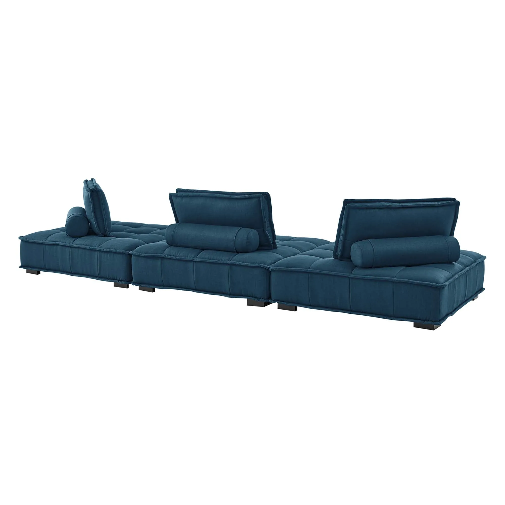 Saunter 3-Piece Tufted Fabric Fabric Sofa by Modway