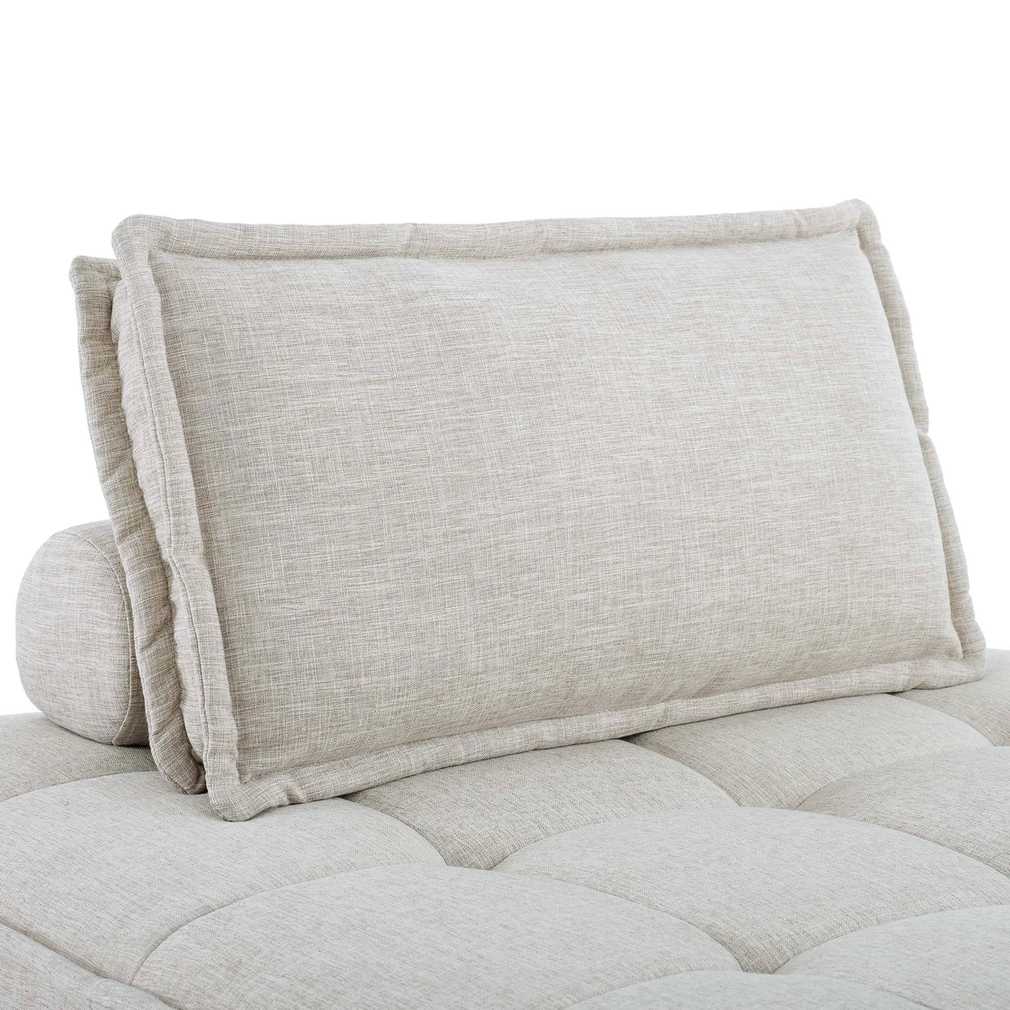 Saunter 5-Piece Tufted Fabric Fabric Sectional Sofa by Modway