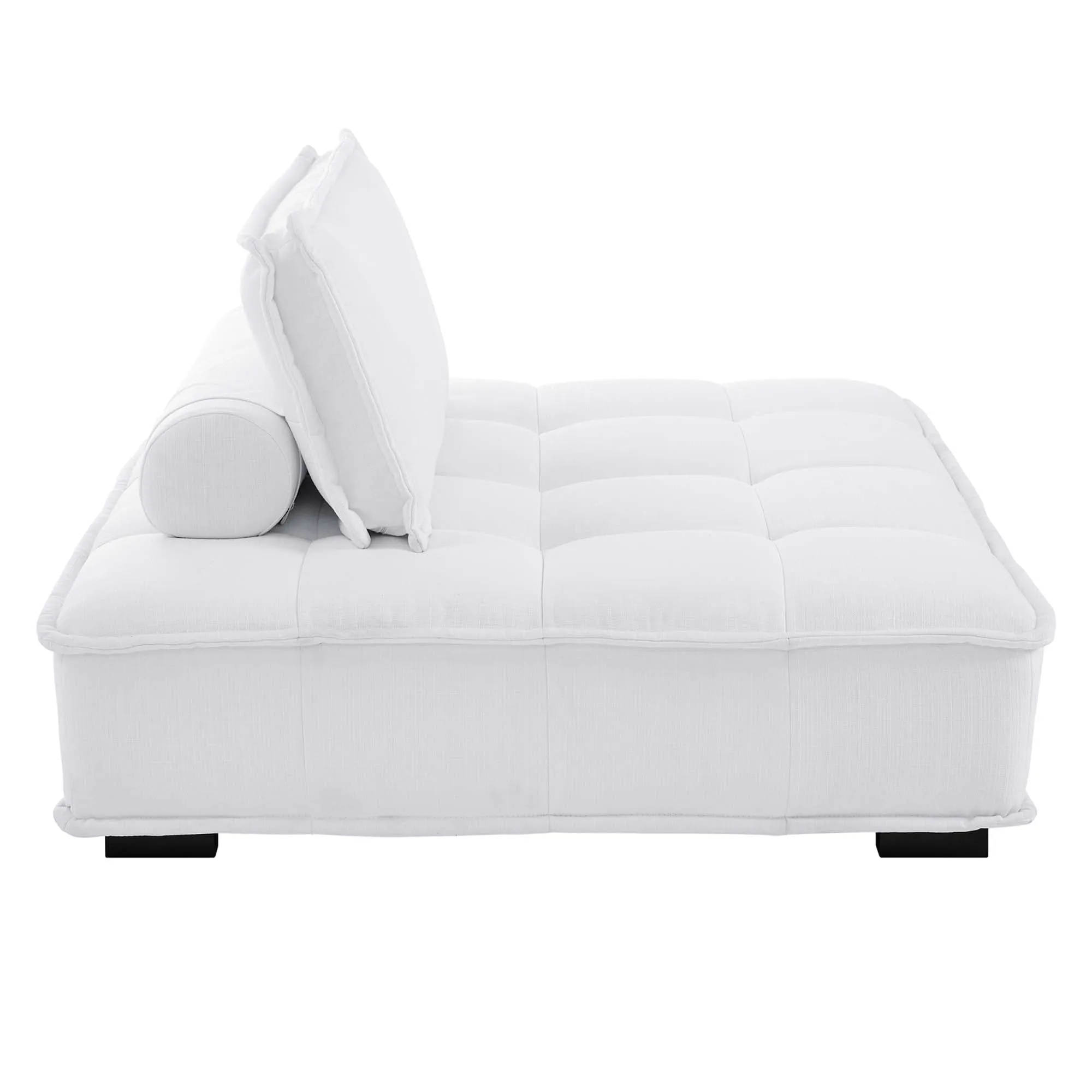 Saunter 5-Piece Tufted Fabric Fabric Sectional Sofa by Modway
