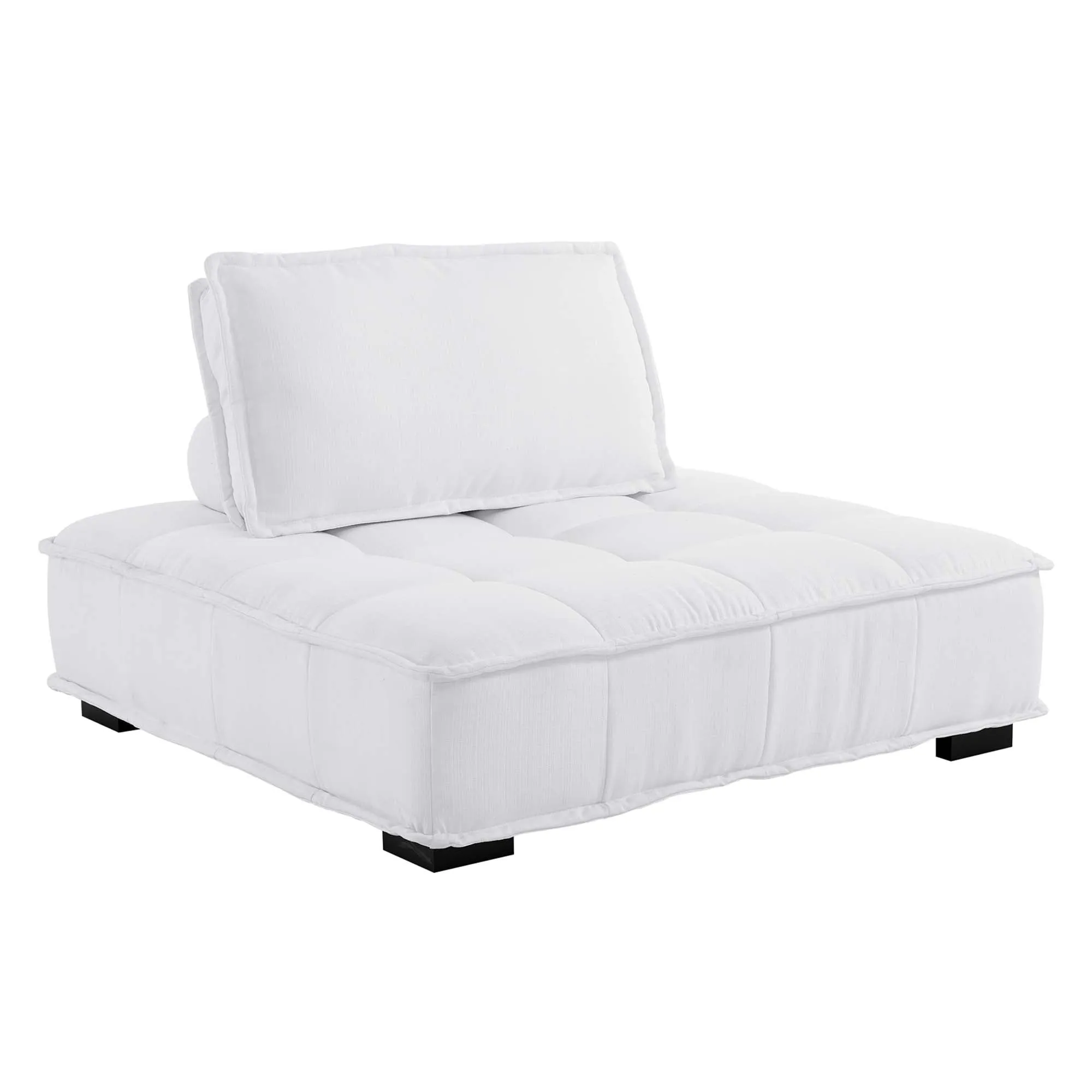 Saunter 5-Piece Tufted Fabric Fabric Sectional Sofa by Modway