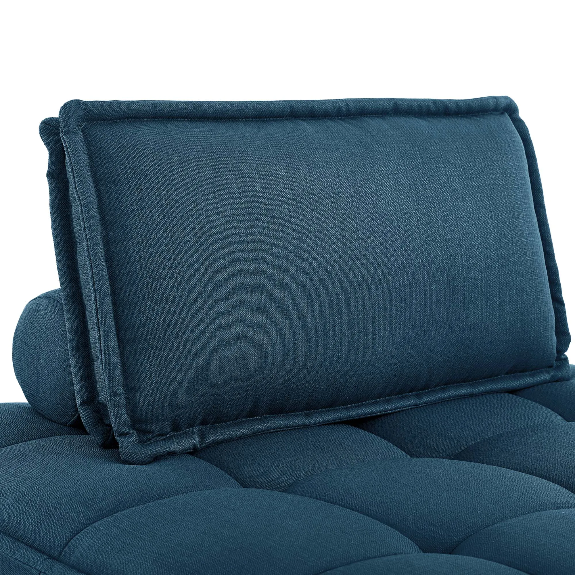 Saunter 5-Piece Tufted Fabric Fabric Sectional Sofa by Modway