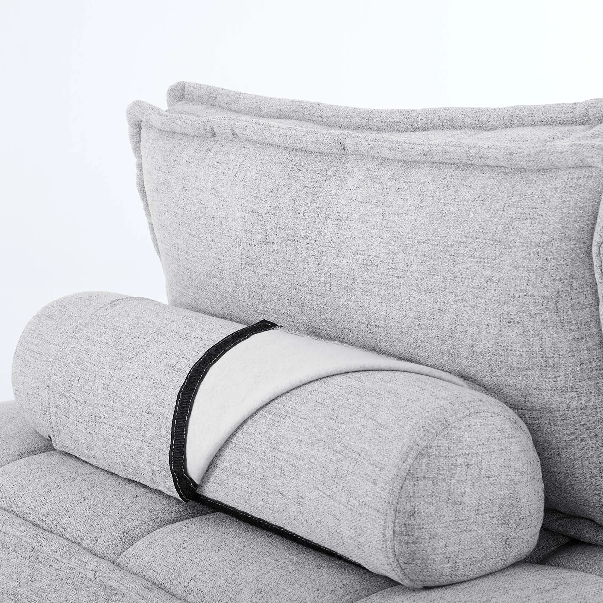 Saunter Tufted Fabric Armless Chair by Modway
